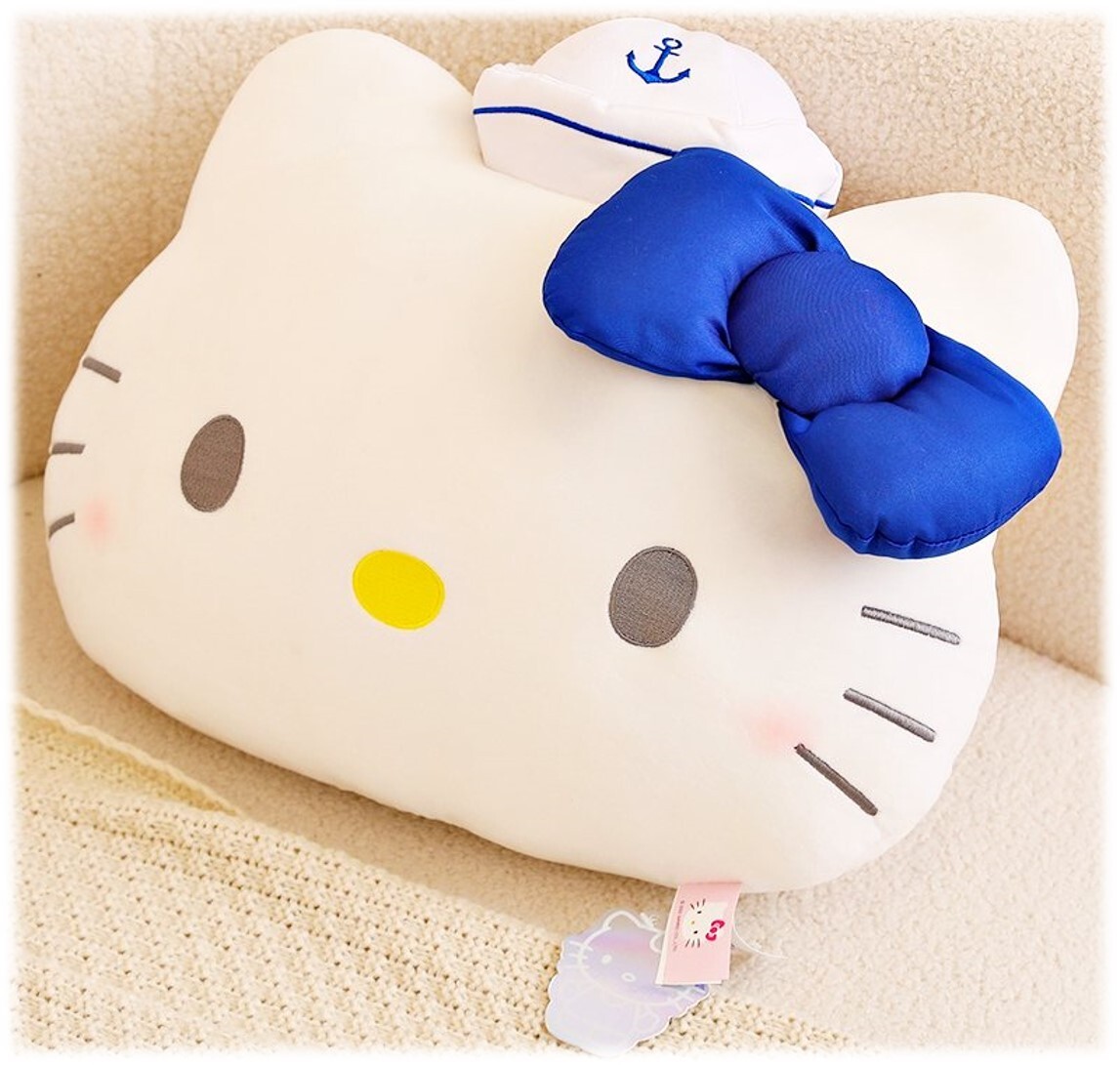 Hello Kitty - 毛絨 公仔抱枕 | 攬枕(水手)
