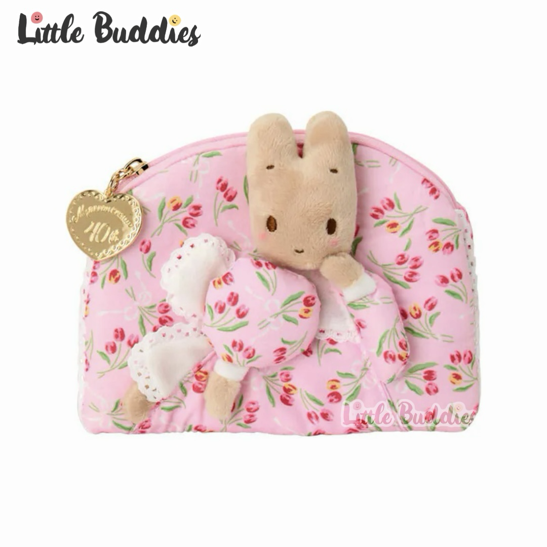 日本 Sanrio Marron Cream 媽媽兔 40周年設計系列 紙巾收納拉鏈袋