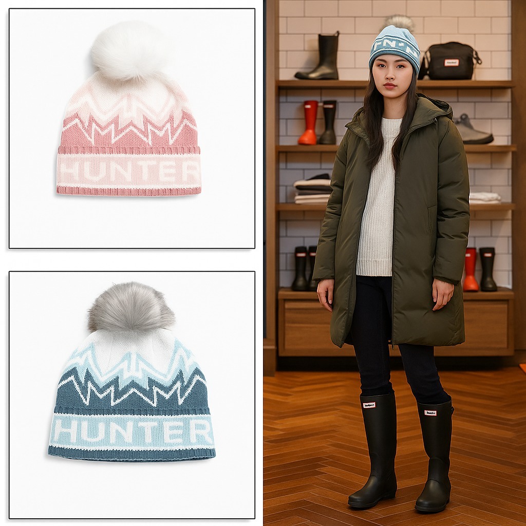 【直播】HUNTER Fair Isle Beanie H101414 冷帽