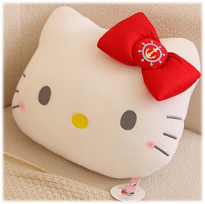 Hello Kitty - 毛絨 公仔抱枕 | 攬枕(水手)