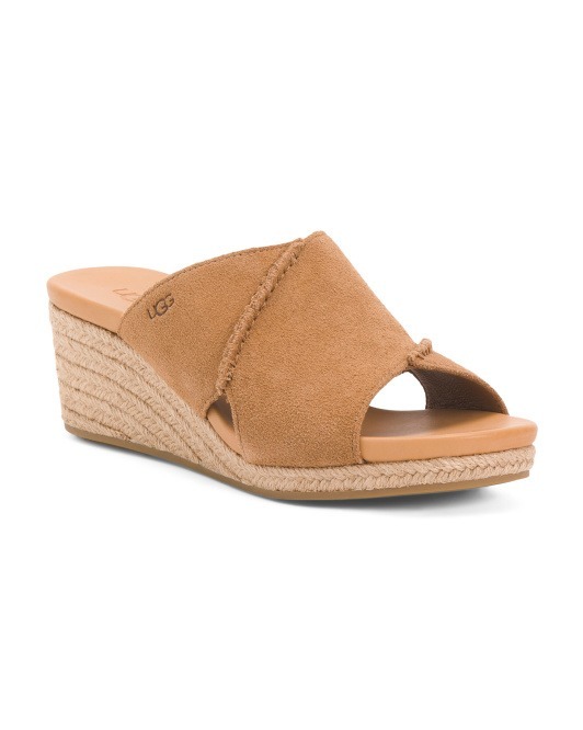 【預購】UGG Suede Taia Wedge H101419 女裝斜坡拖鞋