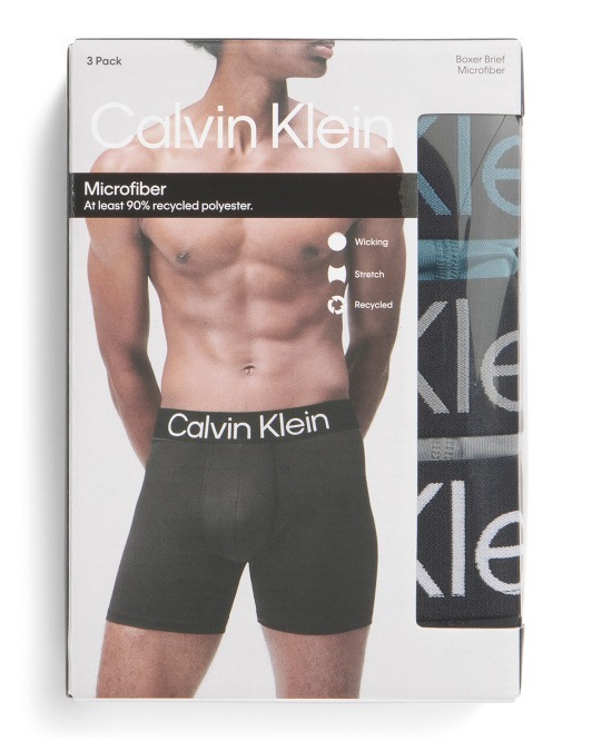 【預購】CALVIN KLEIN H101450 3條裝男裝平腳內褲（顏色隨機）