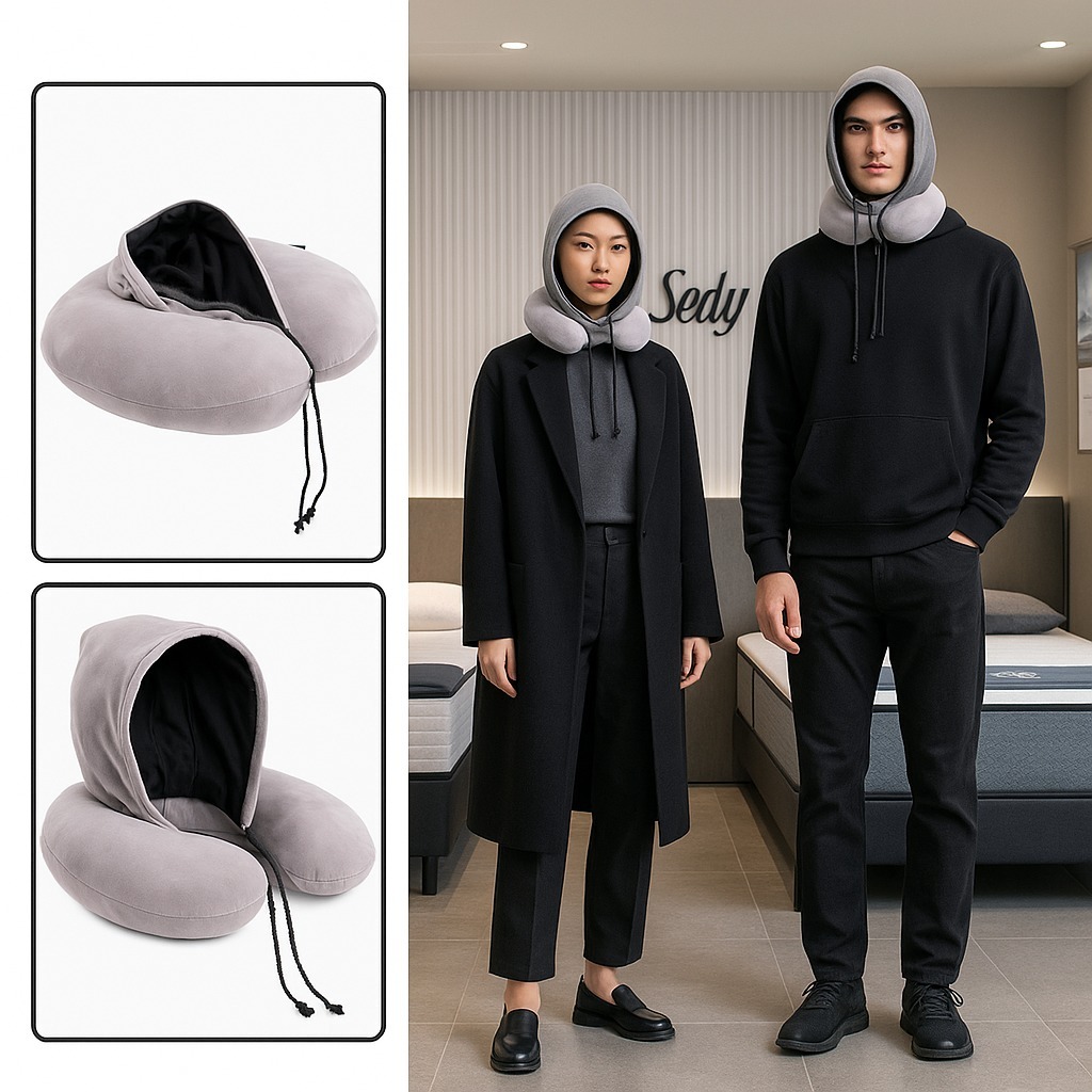 【預購】Sealy Hoodie Travel H101421 連帽U形頸枕