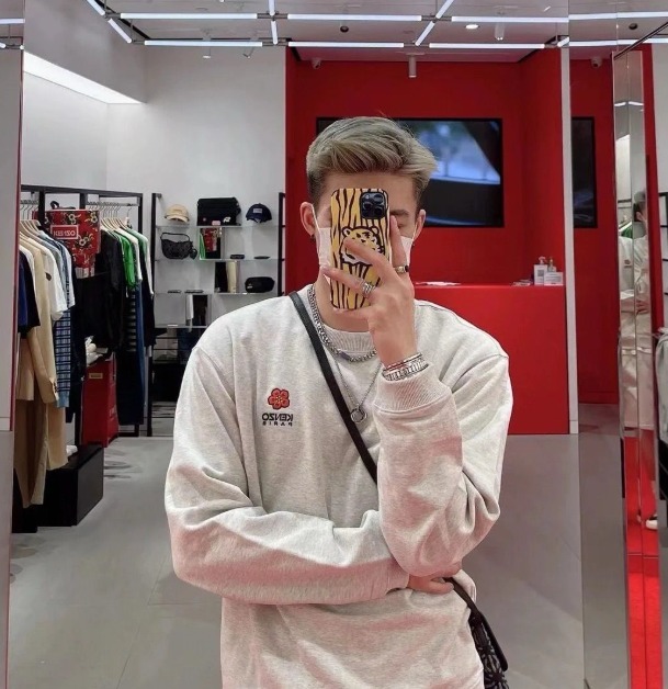 【預購】Kenzo Boke  H101454 男女同款花刺繡衛衣