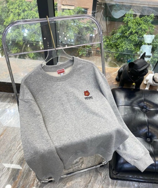 【預購】Kenzo Boke  H101454 男女同款花刺繡衛衣