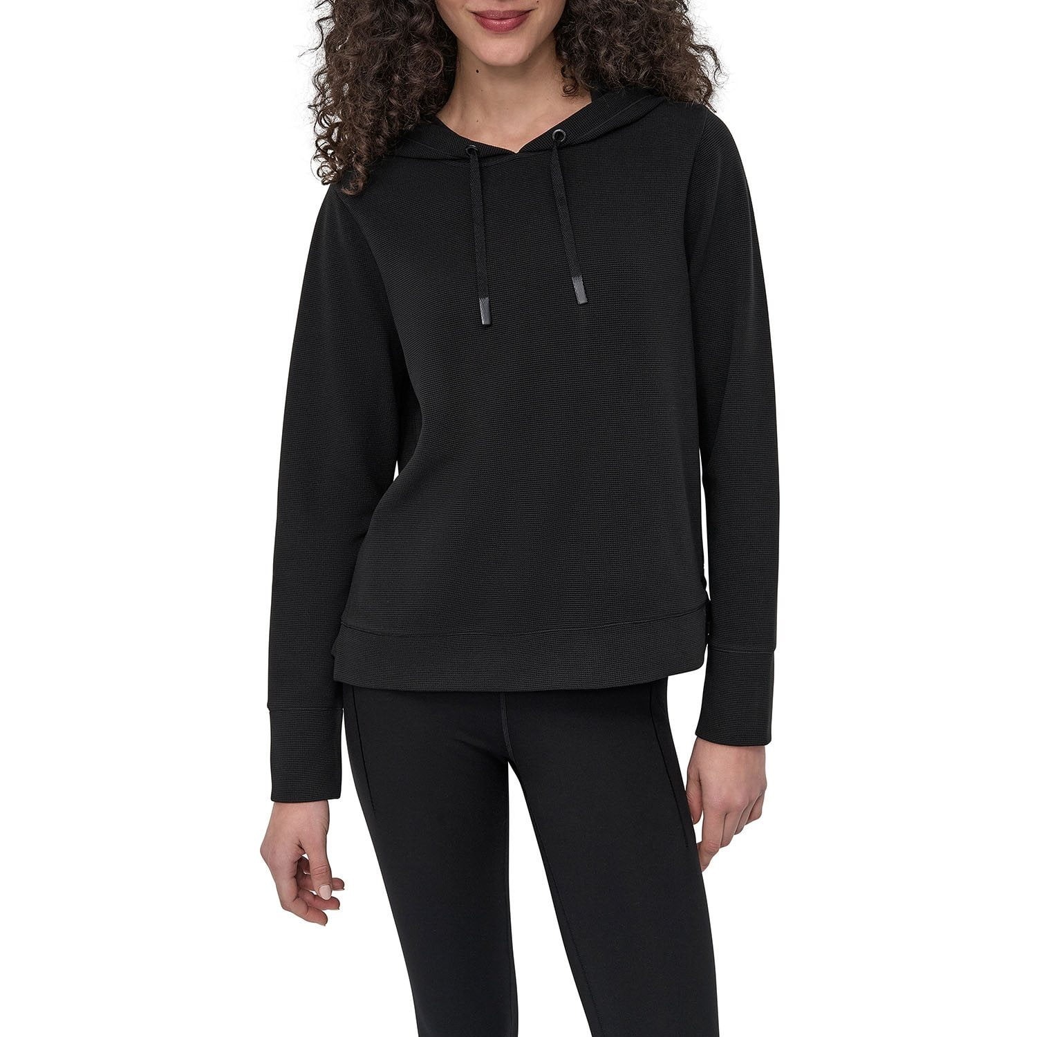 【現貨】DKNY Waffle H101458 女裝有帽長袖上衣