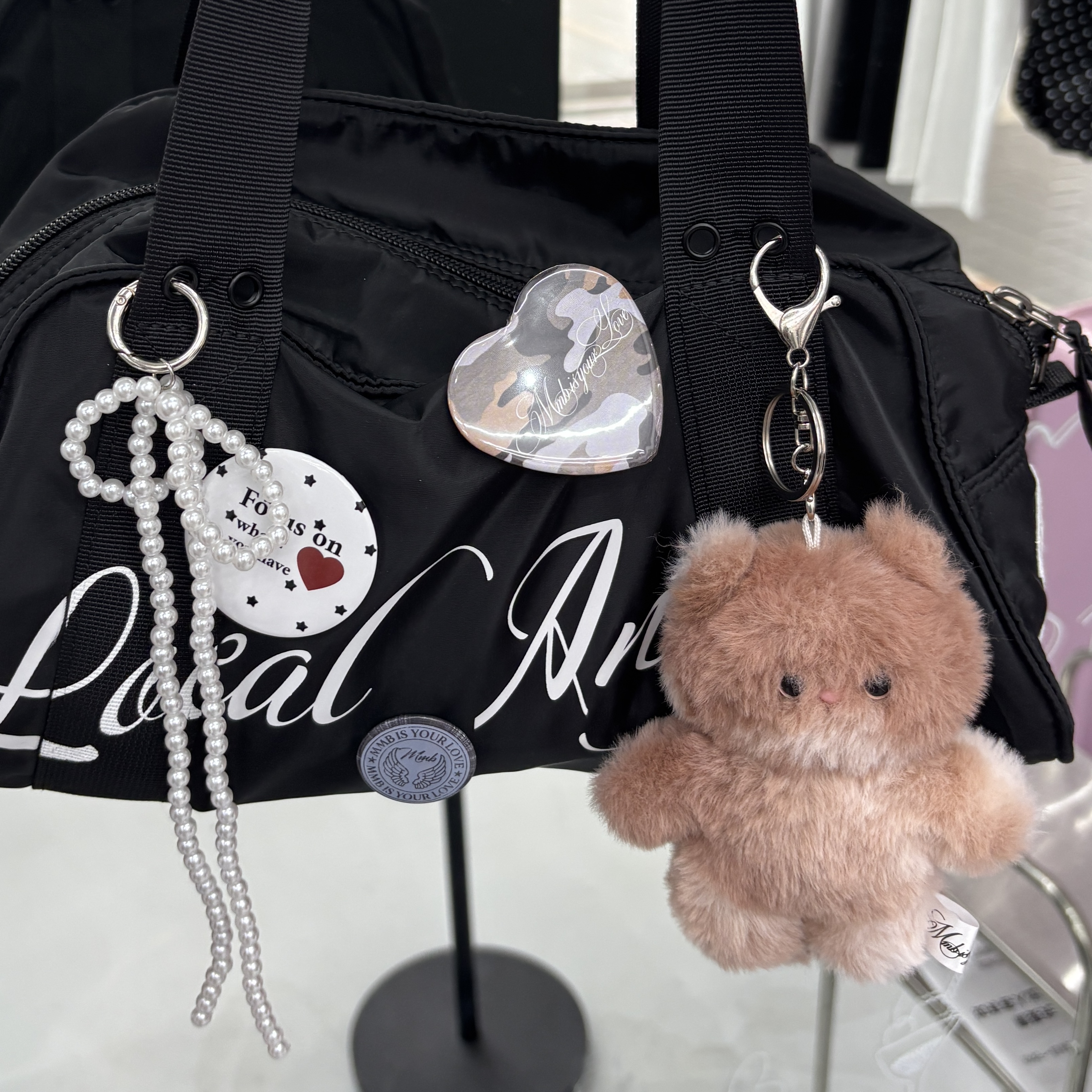 mmb奶霧暈染貓貓吊飾