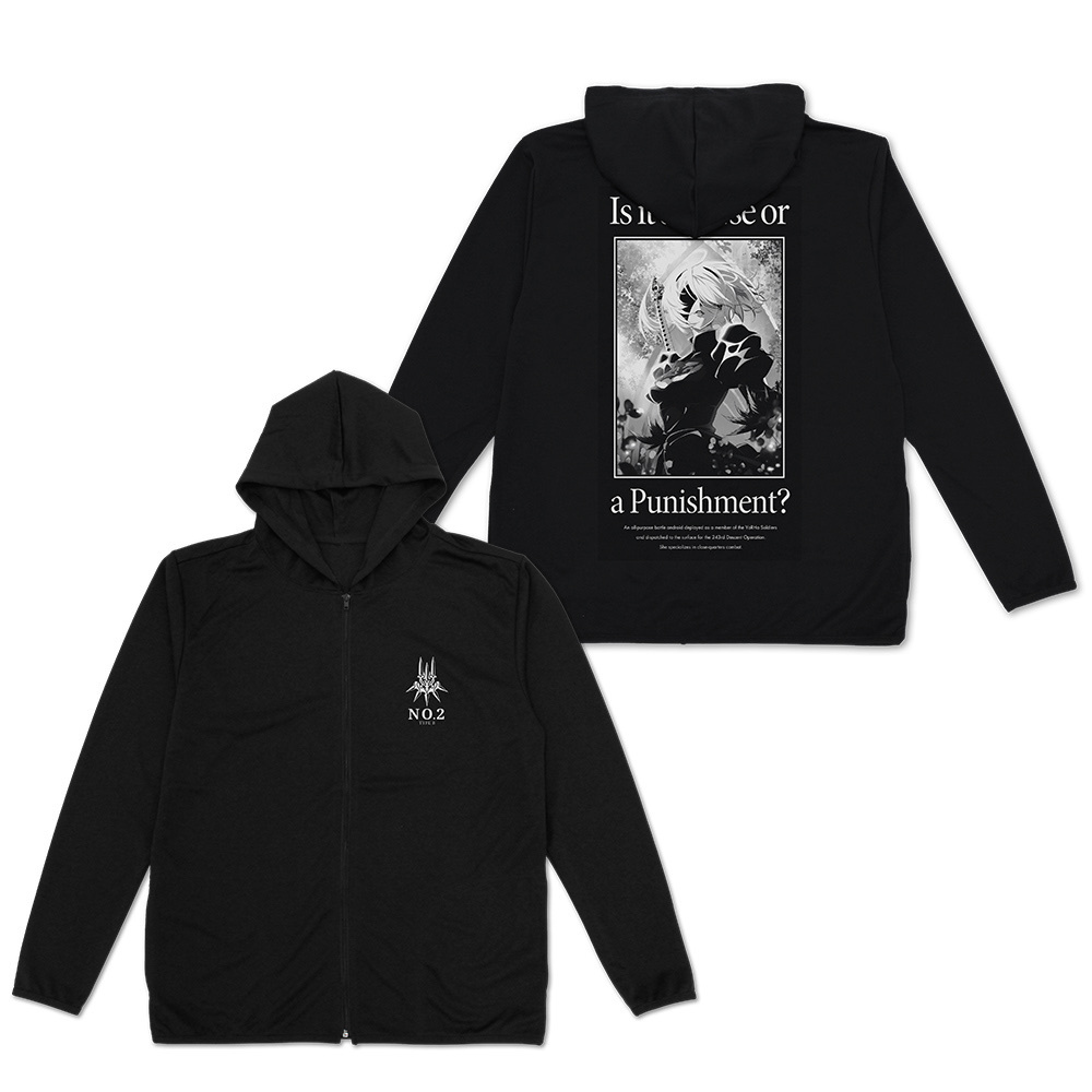 Cospa 1020 2B 薄手ドライパーカー [NieR:Automata Ver1.1a] BLACK