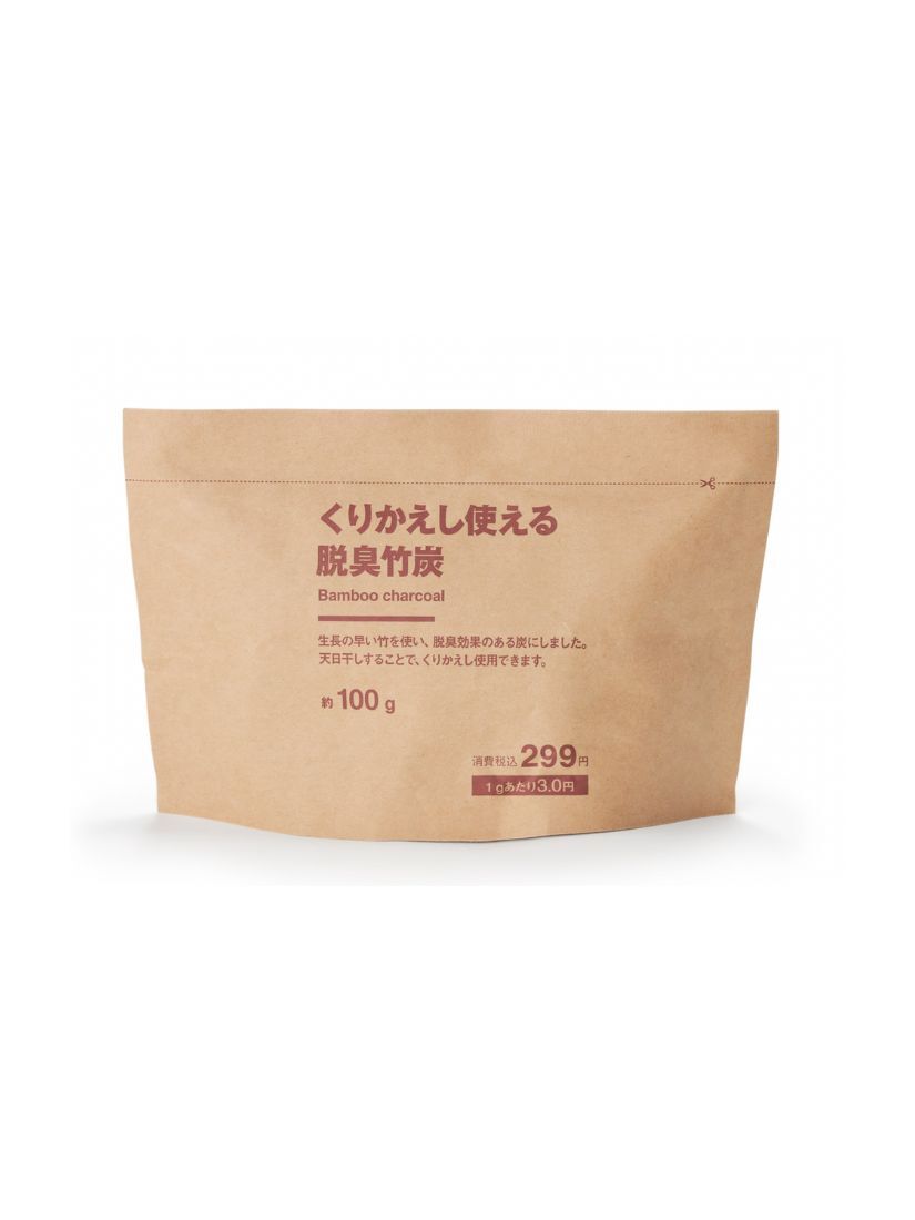 【 限量現貨 】MUJI 除臭竹炭 100g(可重複用） 日本