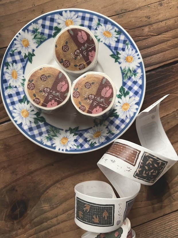 微瘋畫室．老奶奶の拼布 3cm割型和紙膠帶 <整捲/分裝>