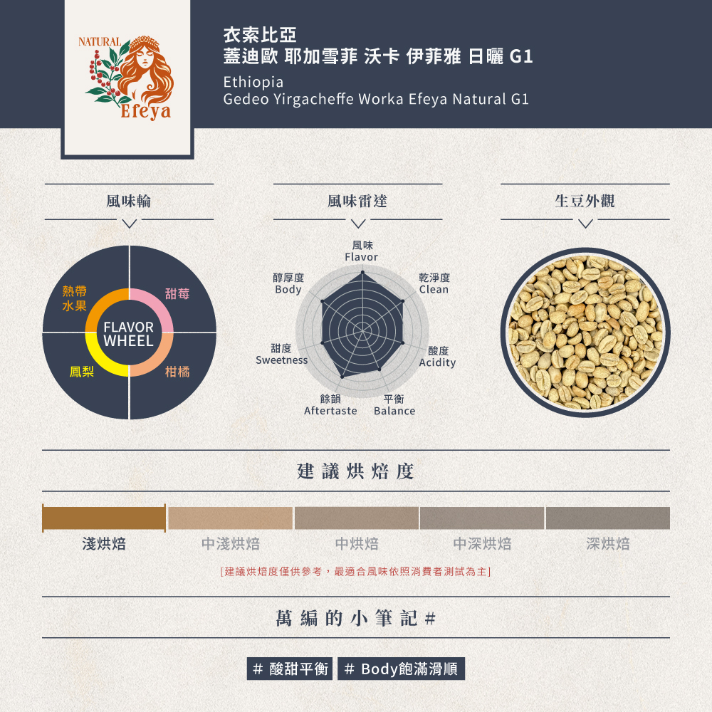 衣索比亞 蓋迪歐 耶加雪菲 沃卡 伊菲雅 日曬 G1