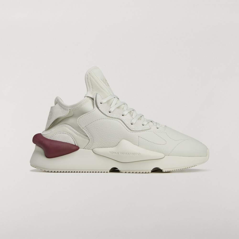 【 Y-3 KAIWA 頂級鞋款 - 白x勃艮第酒紅 】