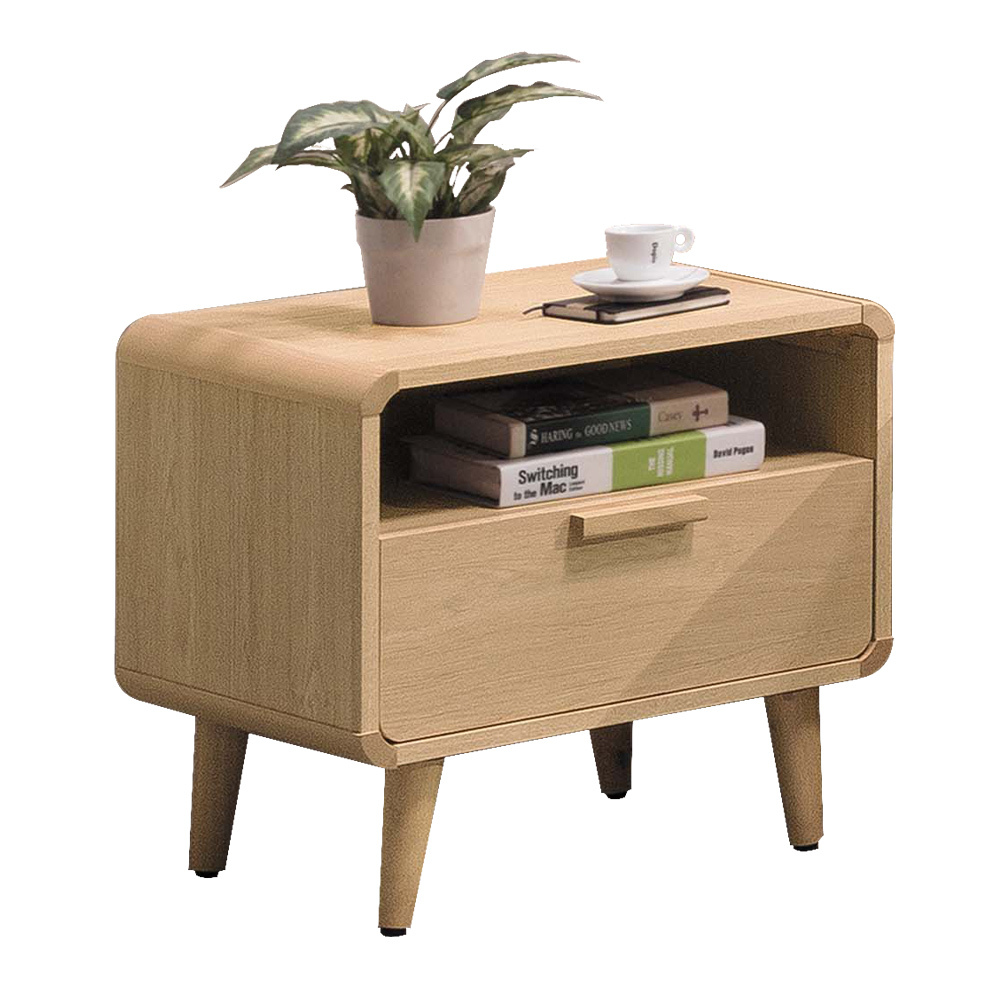 達芙1.8尺北歐風床頭櫃/一抽收納櫃/置物櫃