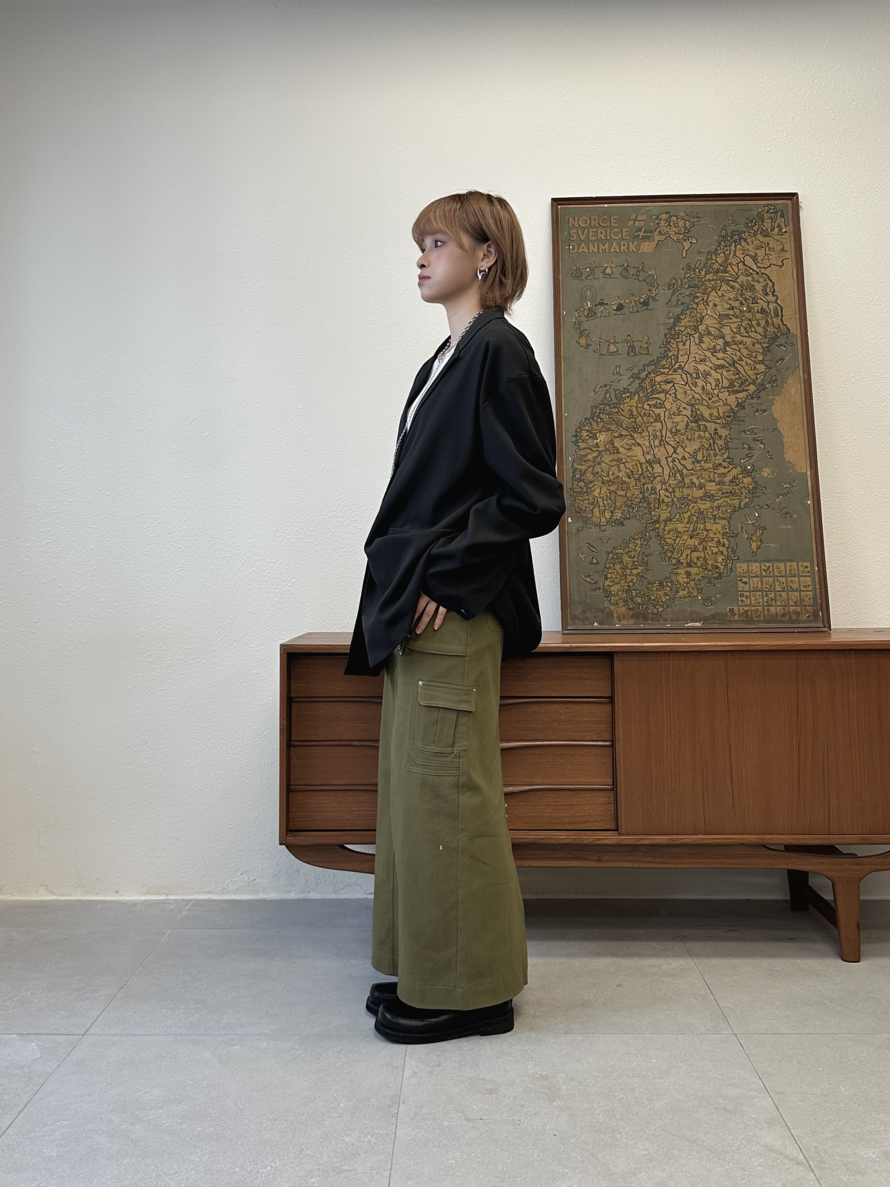 鐮刀袖西裝外套 - JK53791