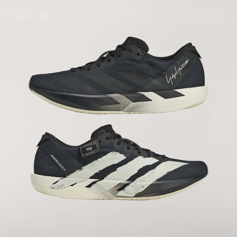 【 Y-3 ADIOS 9 頂級跑鞋 - 黑 】