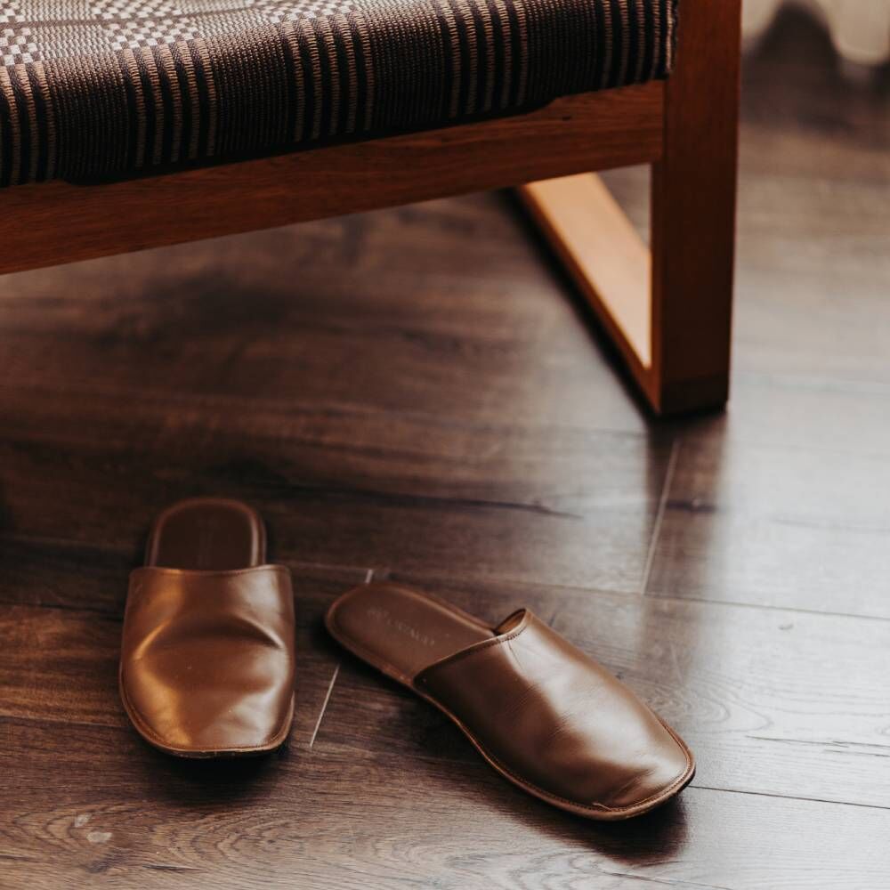 客房訂製皮拖鞋
