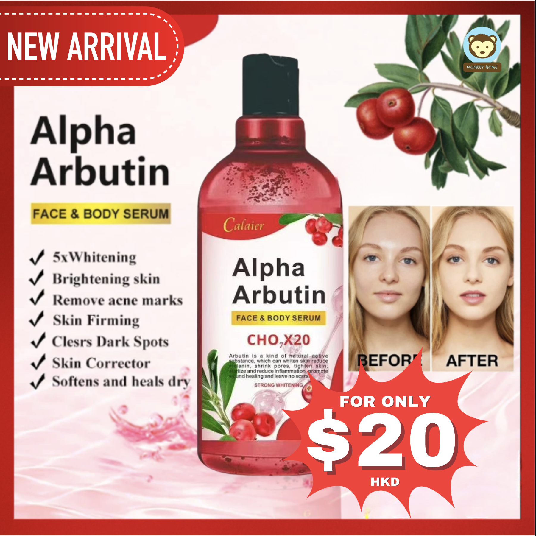 Alpha Arbutin Face & Body Serum