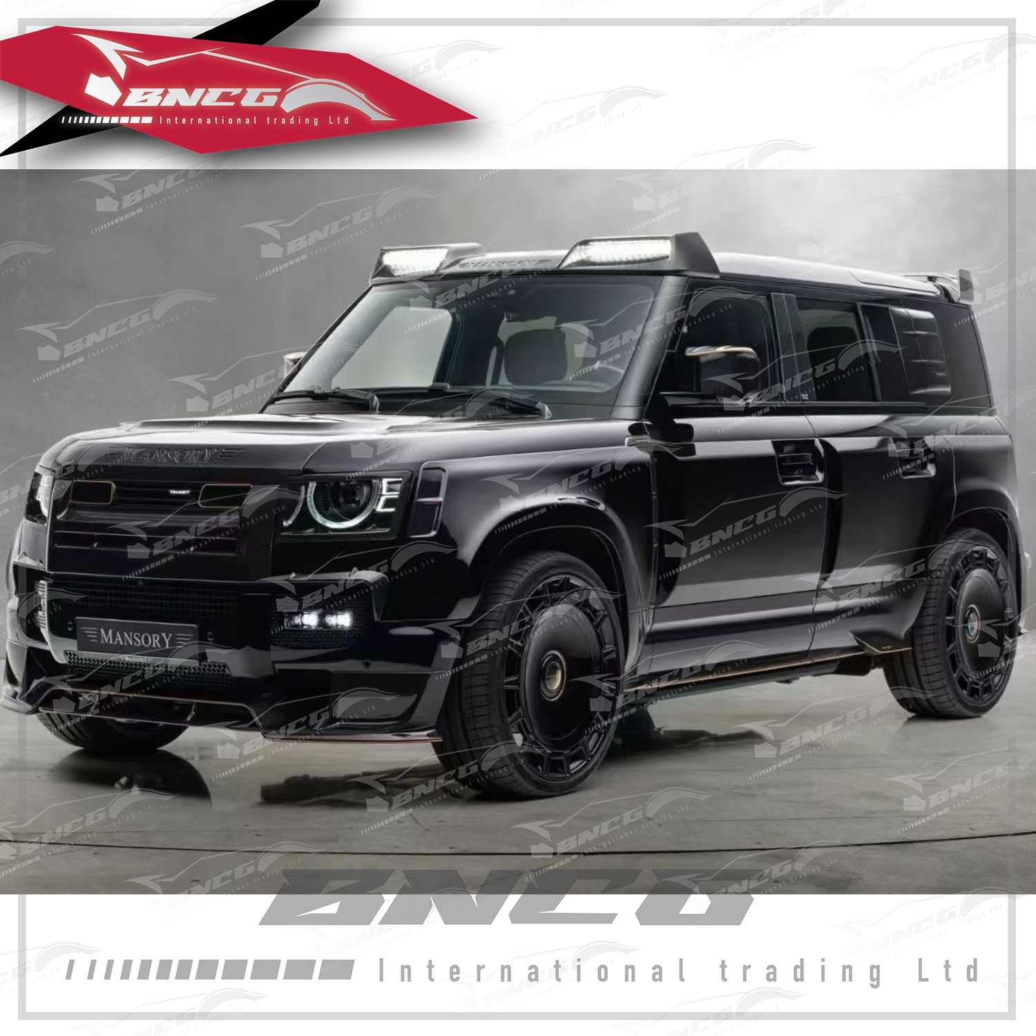 路虎 Land Rover Defender Mansory款 乾碳纖維 空力套件 前下巴 風刀 引擎蓋 後照鏡殼 B柱 C柱飾板 頂燈 頂翼 水箱罩 尾燈罩 大燈罩 行李箱蓋飾板 備胎罩