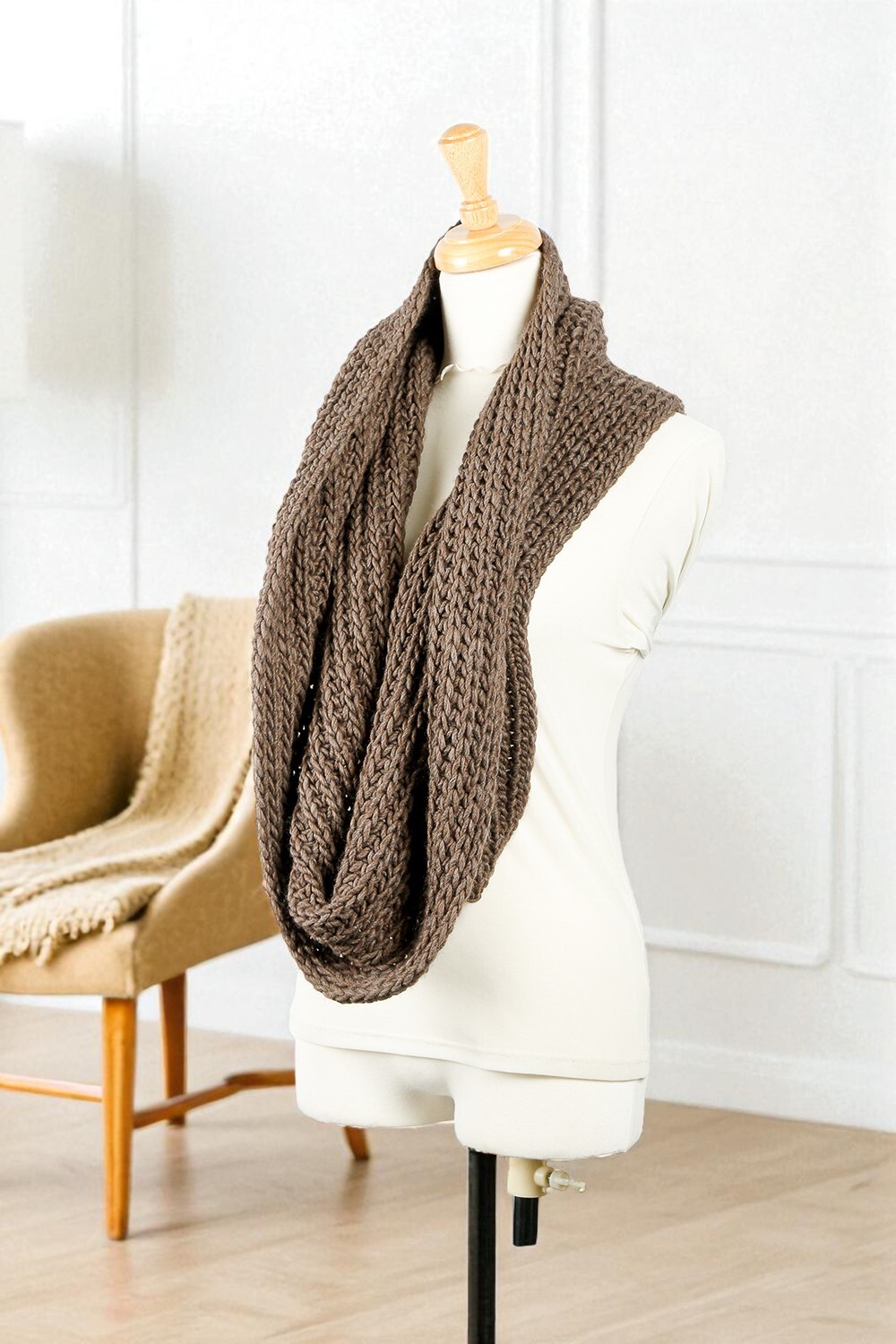 義大利仿羊駝毛圍脖