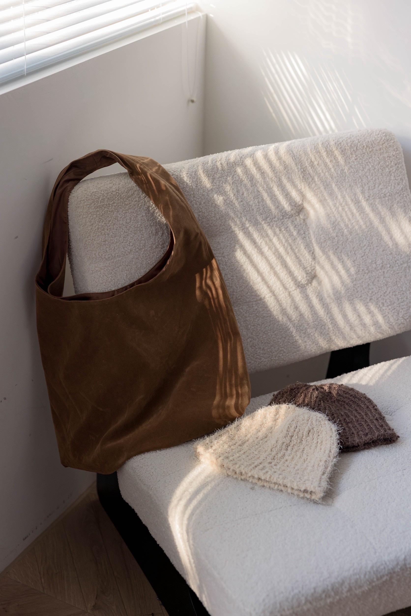 (現貨)🇰🇷#Z91 超可愛爆米花感毛帽(黑/杏/卡其/咖)