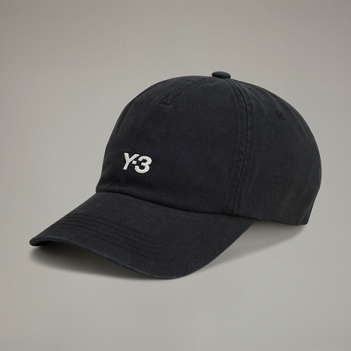 【 Y-3 DAD CAP 復古老爹帽 - 黑 】