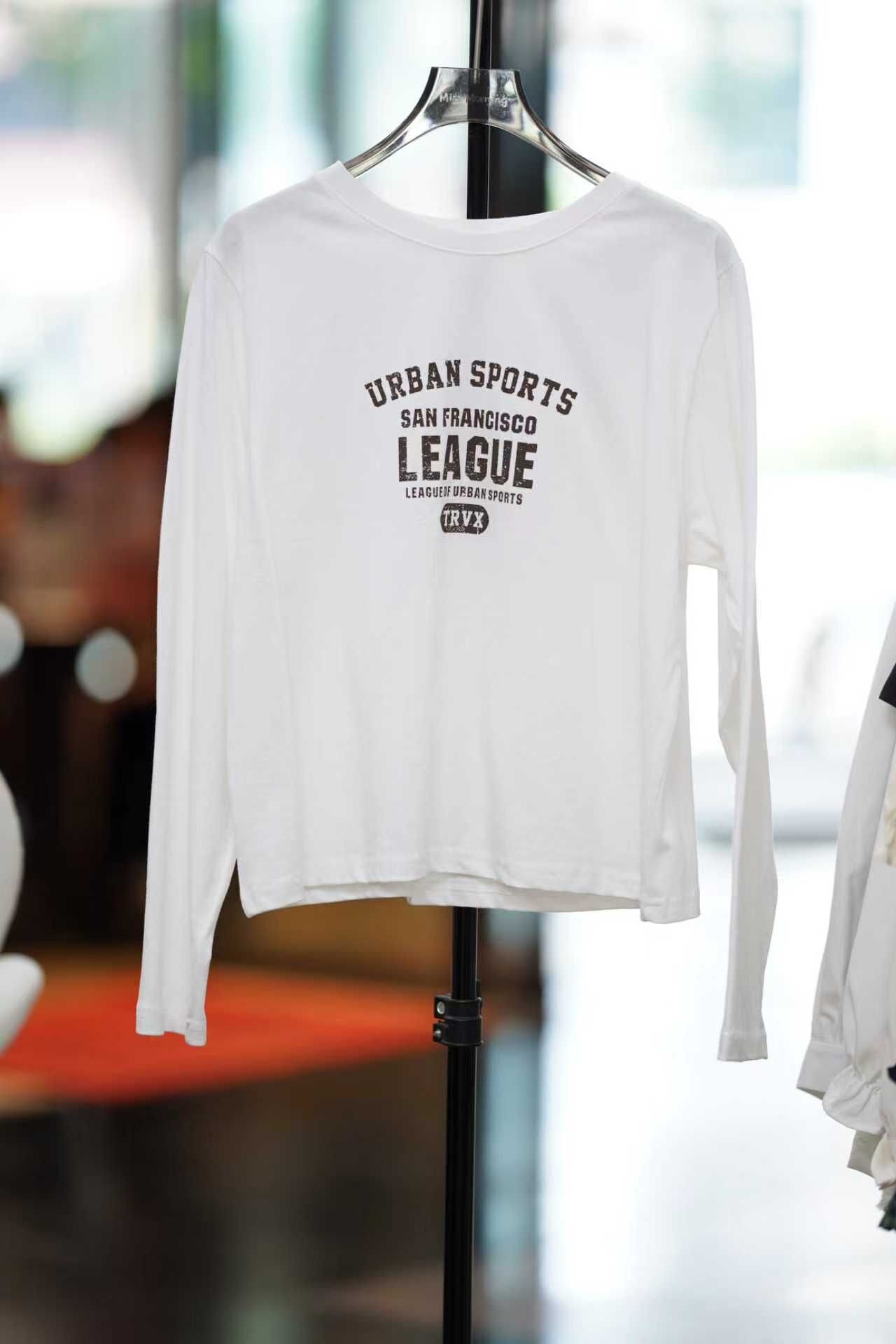 洗水棉字母上衣(14854)