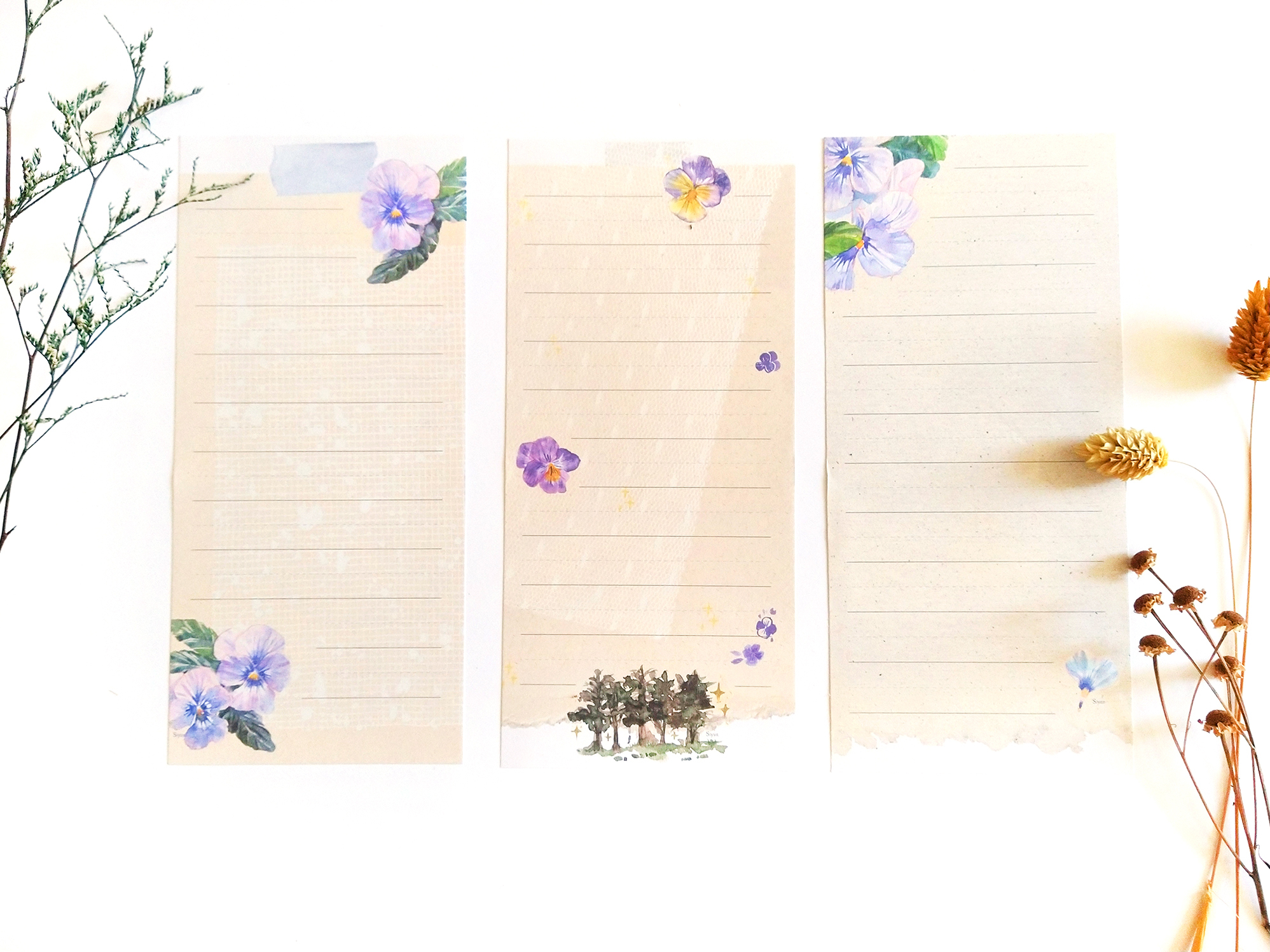 無色綻放．仲夏夜 信紙組 便條紙(30入 )