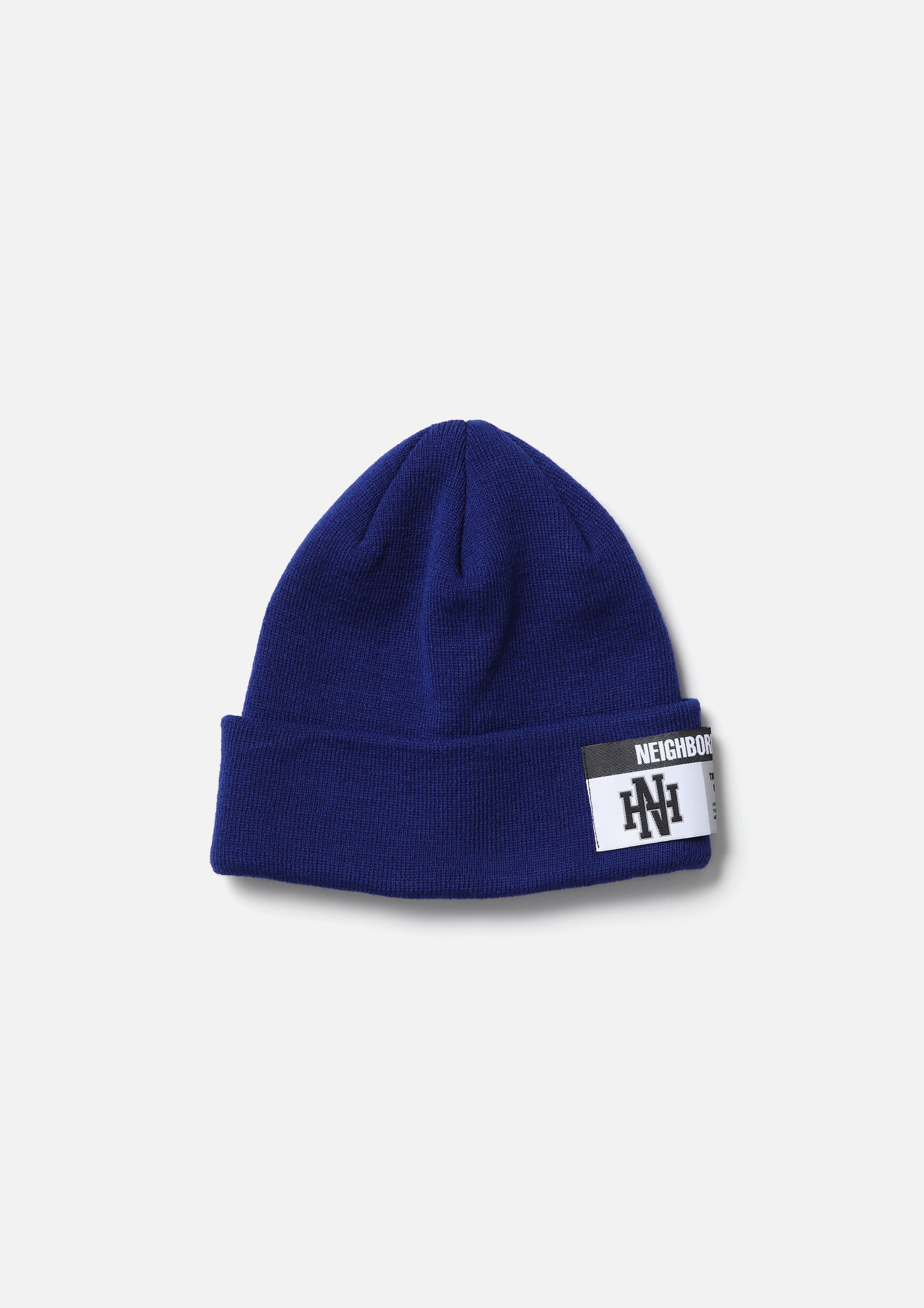 2025AW NEIGHBORHOOD NBHD BEANIE 刺繡 側標 毛帽 帽子 現貨 252YGNH-HT01