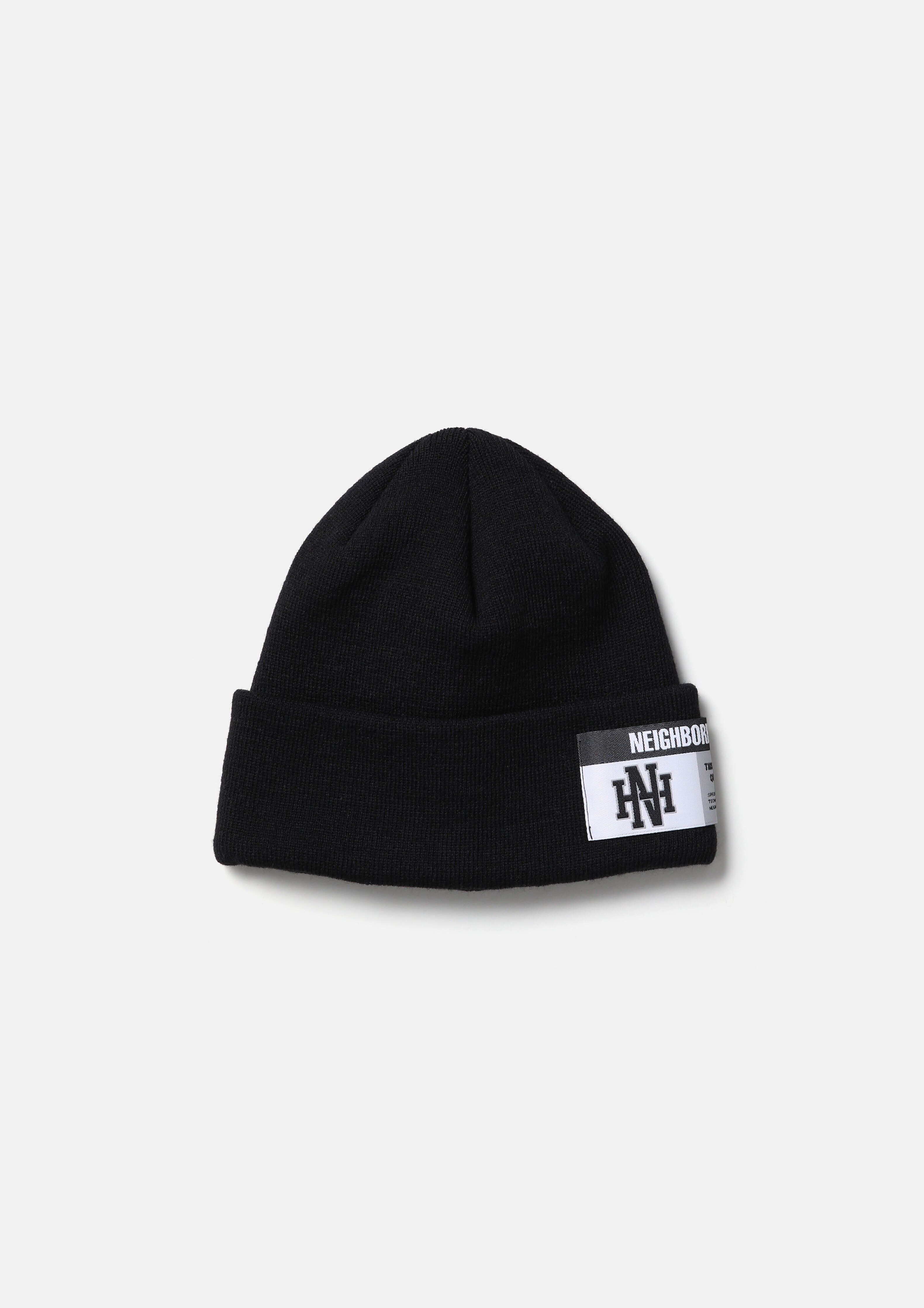 2025AW NEIGHBORHOOD NBHD BEANIE 刺繡 側標 毛帽 帽子 現貨 252YGNH-HT01