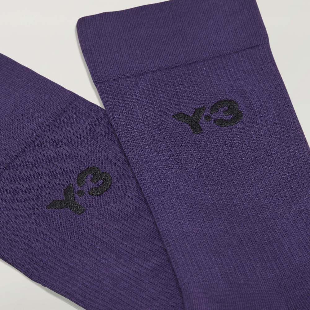 【 Y-3 CL SOCK CREW 長襪 - 極光梅紫 】