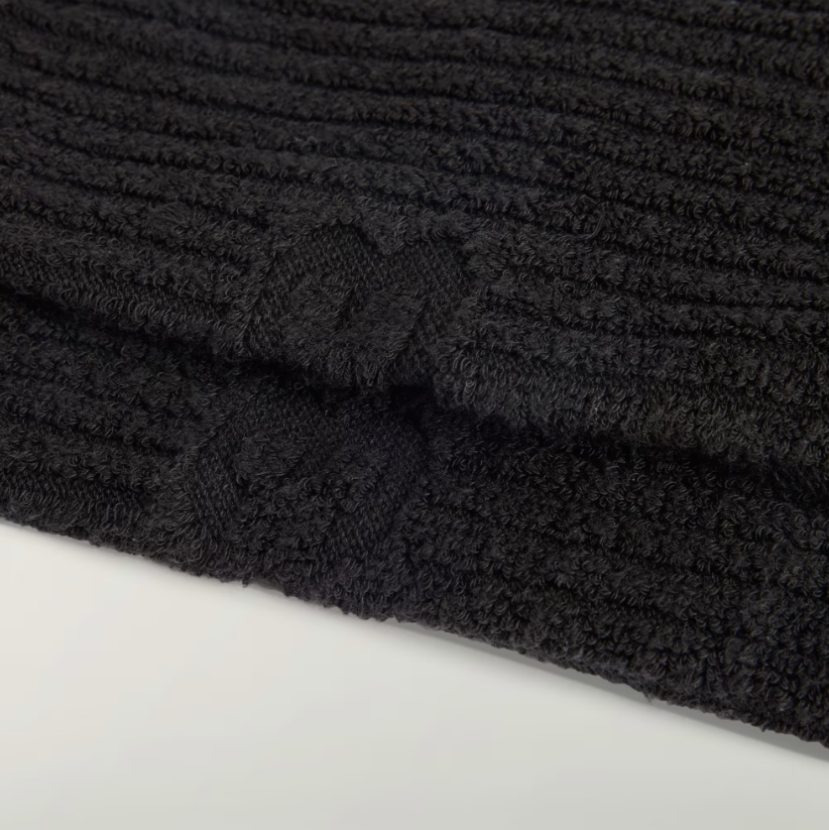 【 Y-3 TERRY CREW SOCKS 毛圈長襪 - 黑 】