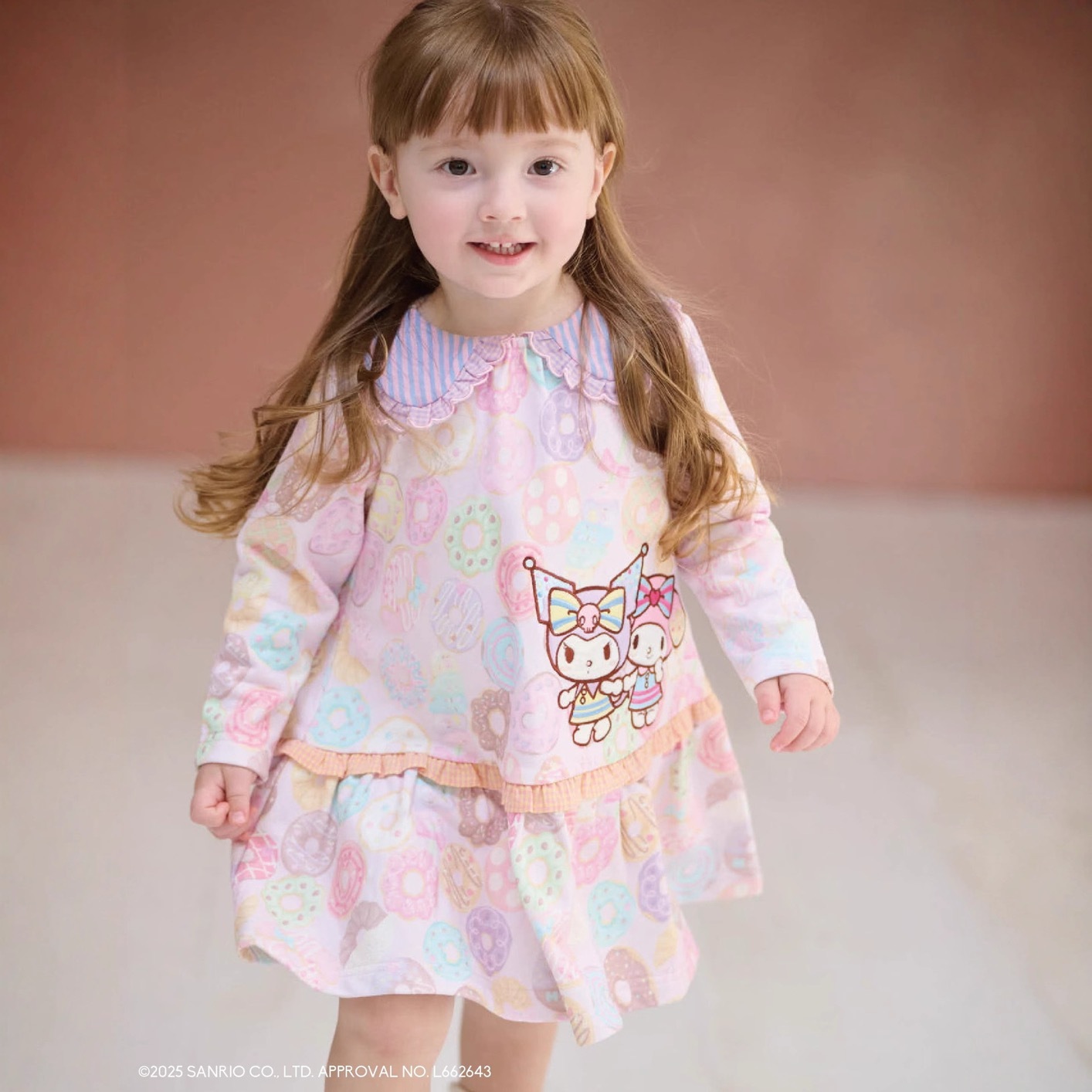 𝐒𝐚𝐧𝐫𝐢𝐨 Kurumi & Melody Donut 連身裙