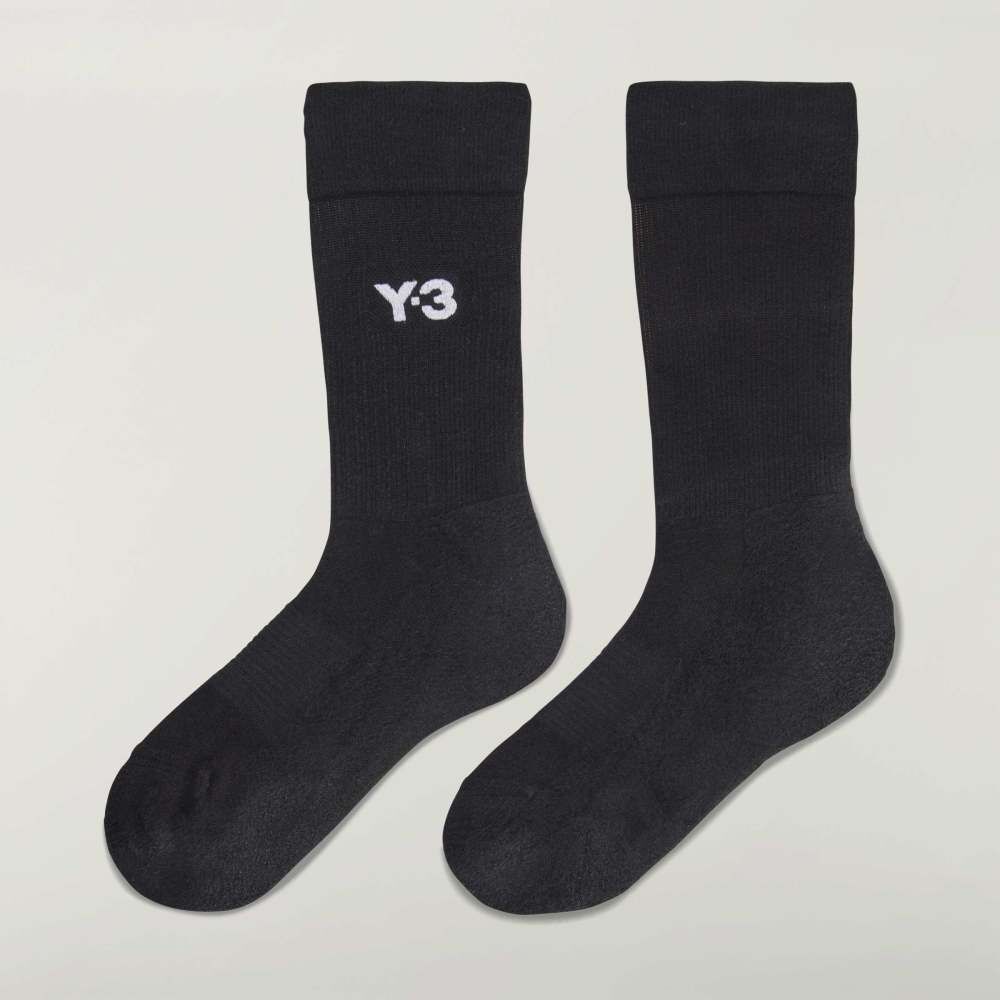 【 Y-3 CL SOCK CREW 長襪 - 黑 】