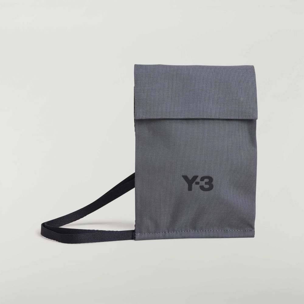 【 Y-3 X-BODY POUCH 隨身小型單肩包 - 花崗岩灰 】