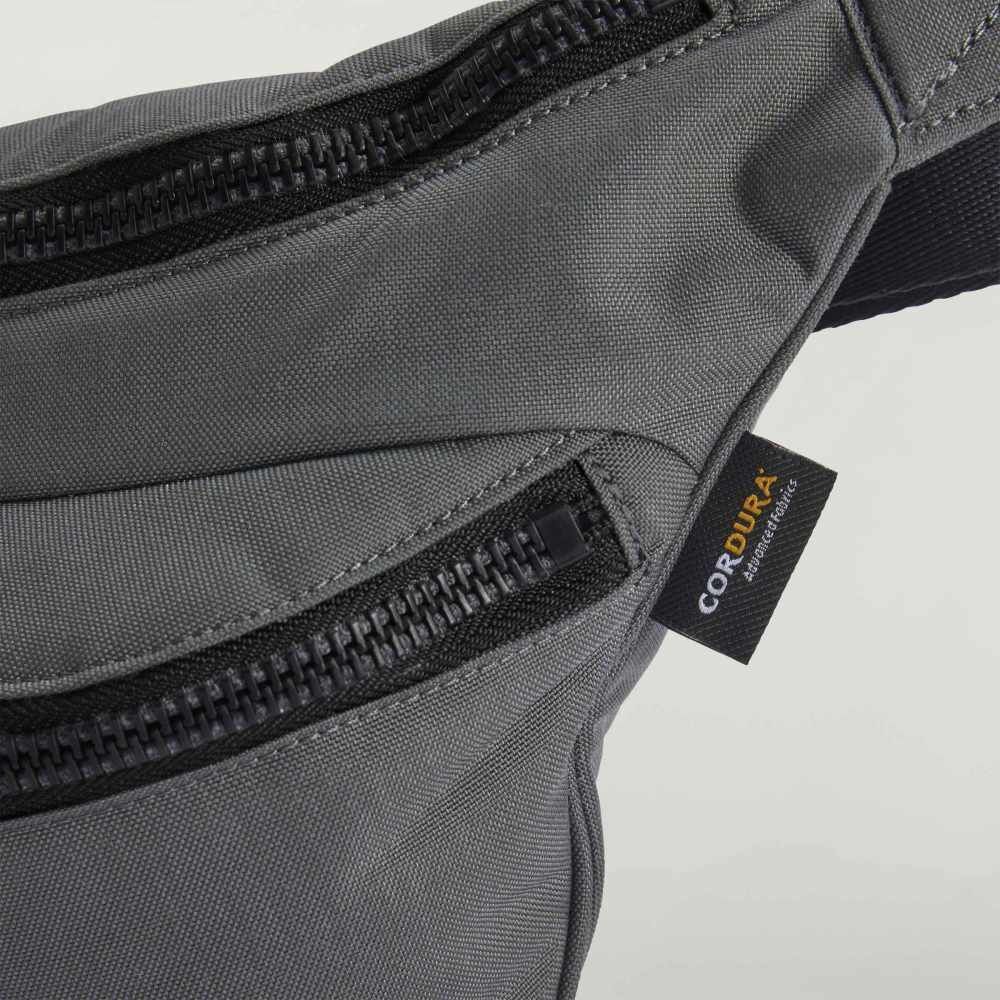 【 Y-3 FANNY PACK 雙拉鍊腰包 - 花崗岩灰 】