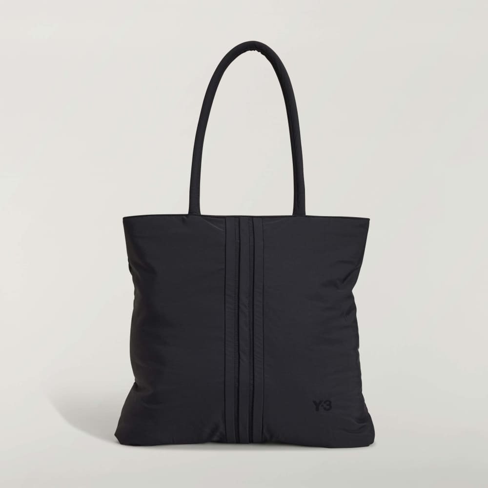 【 Y-3 PADDED TOTE 尼龍托特包 - 黑 】