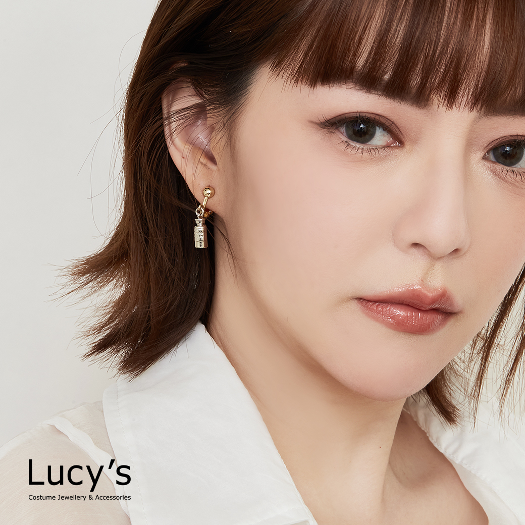 最正能量 夾式耳環 (三色) (96193/96194/96195)