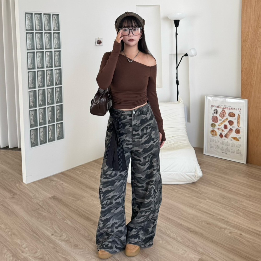 半徑之內迷彩控! 大口袋迷彩彎刀褲(附配件)