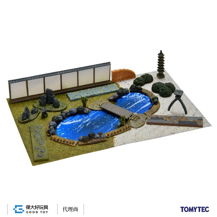 TOMYTEC 338024 Visual Scene Accessory 041-2 Japanese Garden Set 2