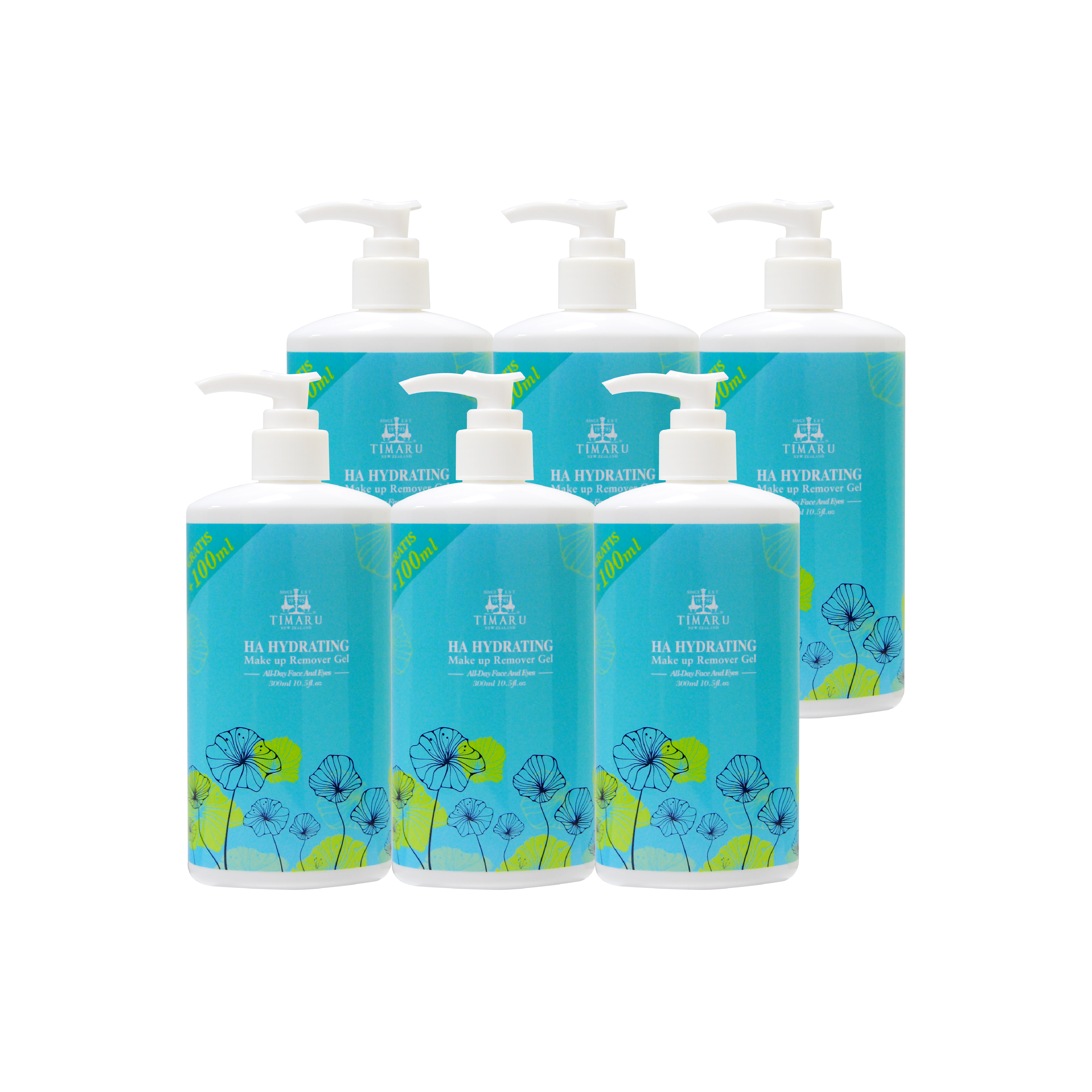 【臉部保養團購組】玻尿酸卸妝凝膠300ML 6入