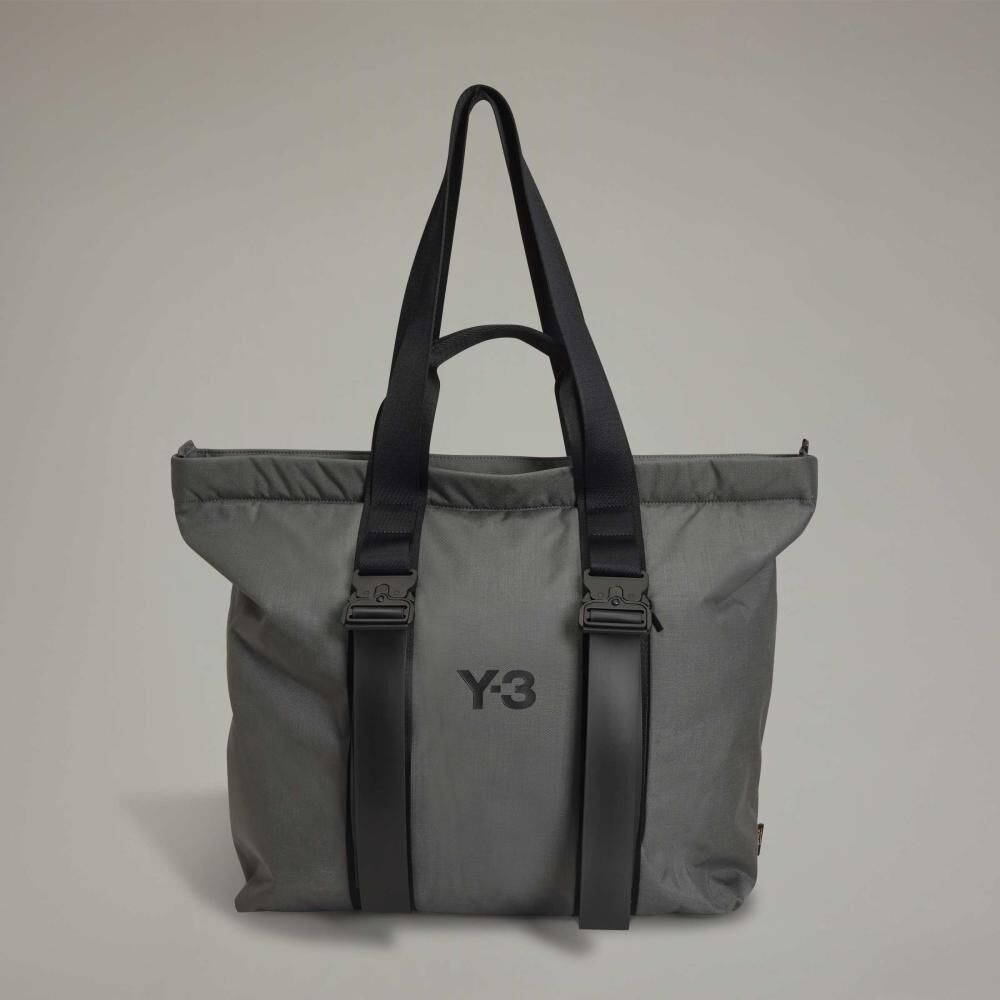 【 Y-3 SHOPPER 單肩購物包 - 花崗岩灰 】