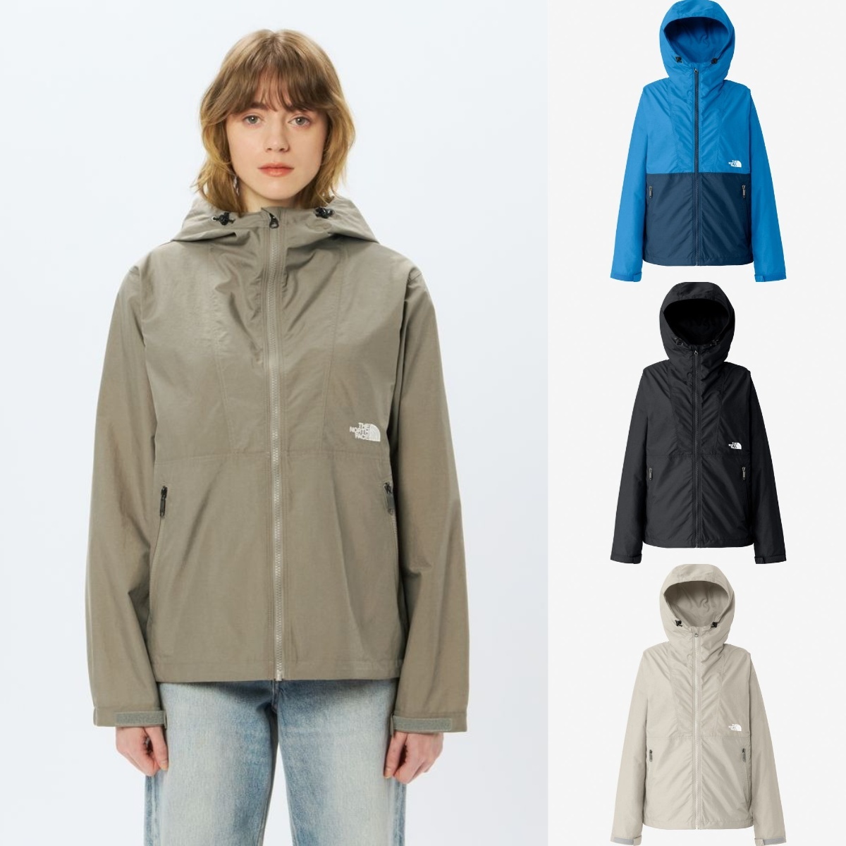 預購┃日本 女版 THE NORTH FACE COMPACT JACKET 防潑水 防風 連帽外套