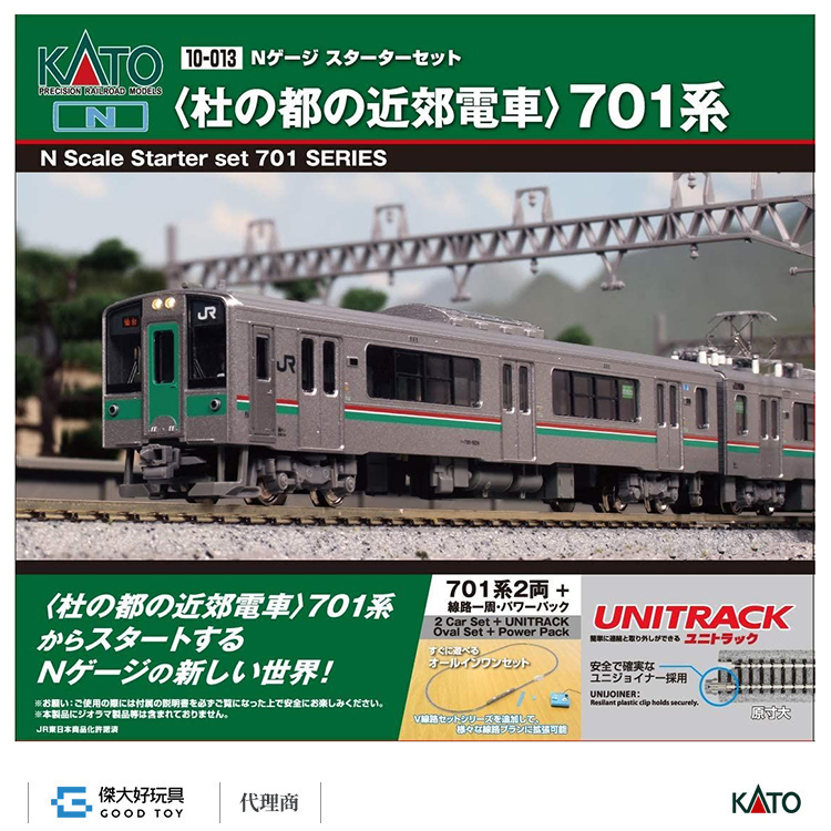 KATO 10-013 入門套裝組 電車 701系 <杜之都的近郊電車> (2輛)