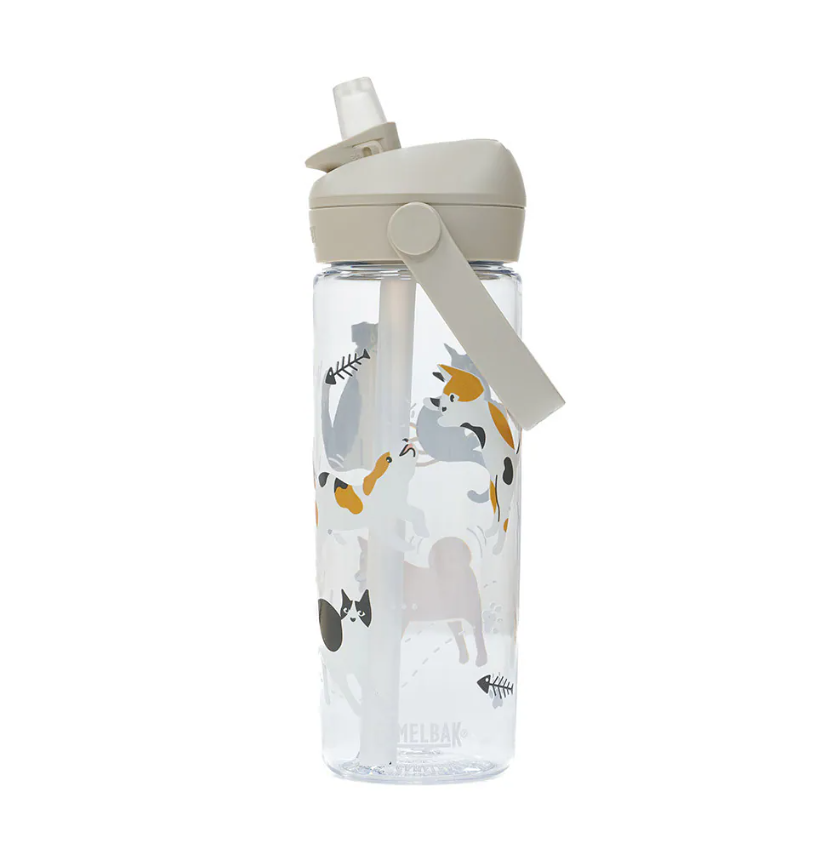Camelbak Fighting! Flip Straw吸管水瓶 600ml - 汪喵星樂園