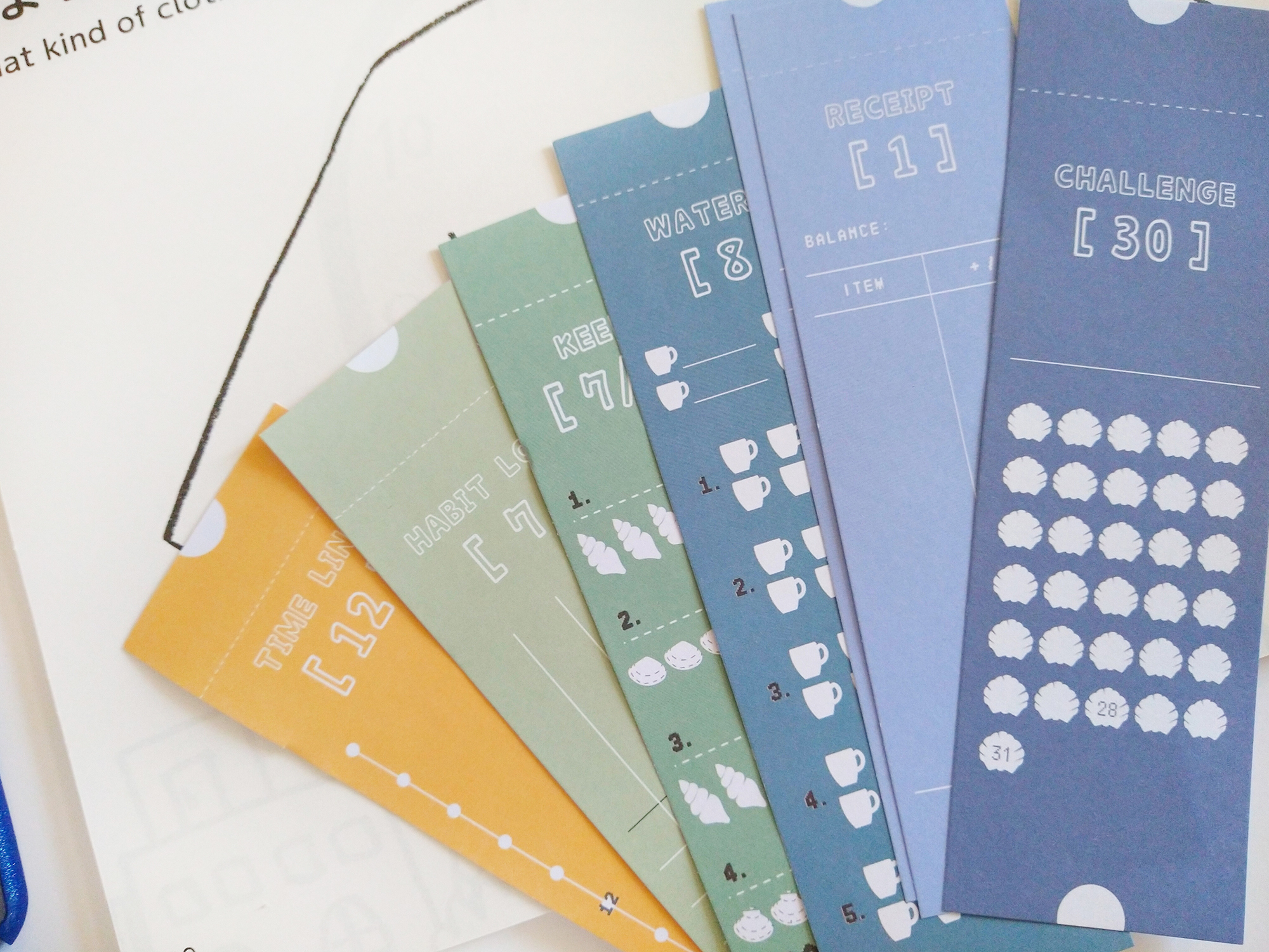 無色綻放．時間規劃 書籤便條紙 共9款