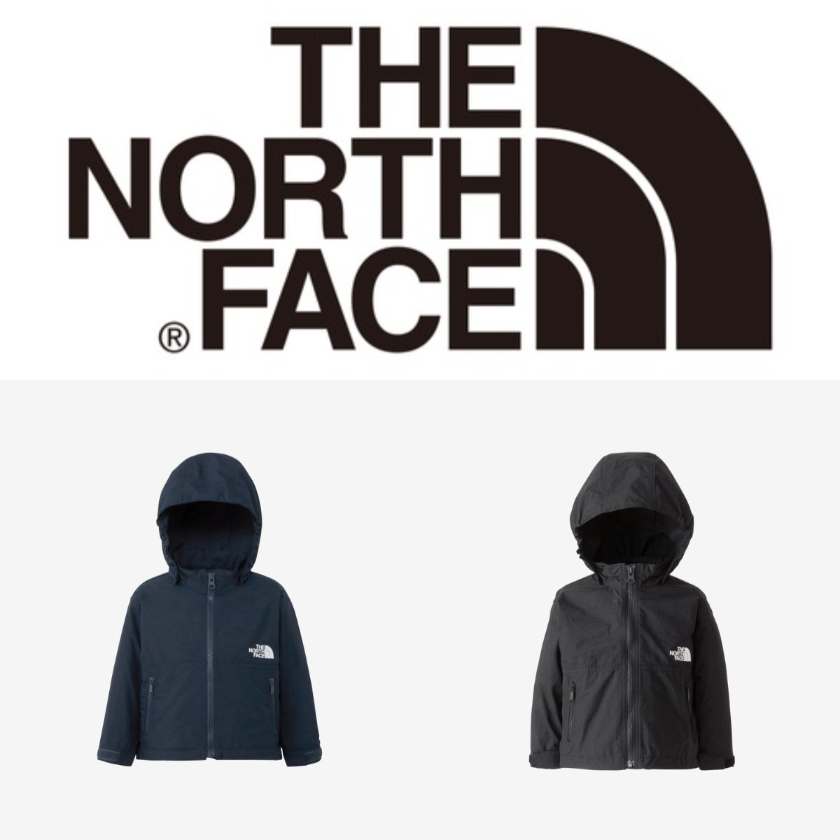 預購┃日本 THE NORTH FACE BABY COMPACT JACKET 嬰兒款 防風 防潑水 連帽外套