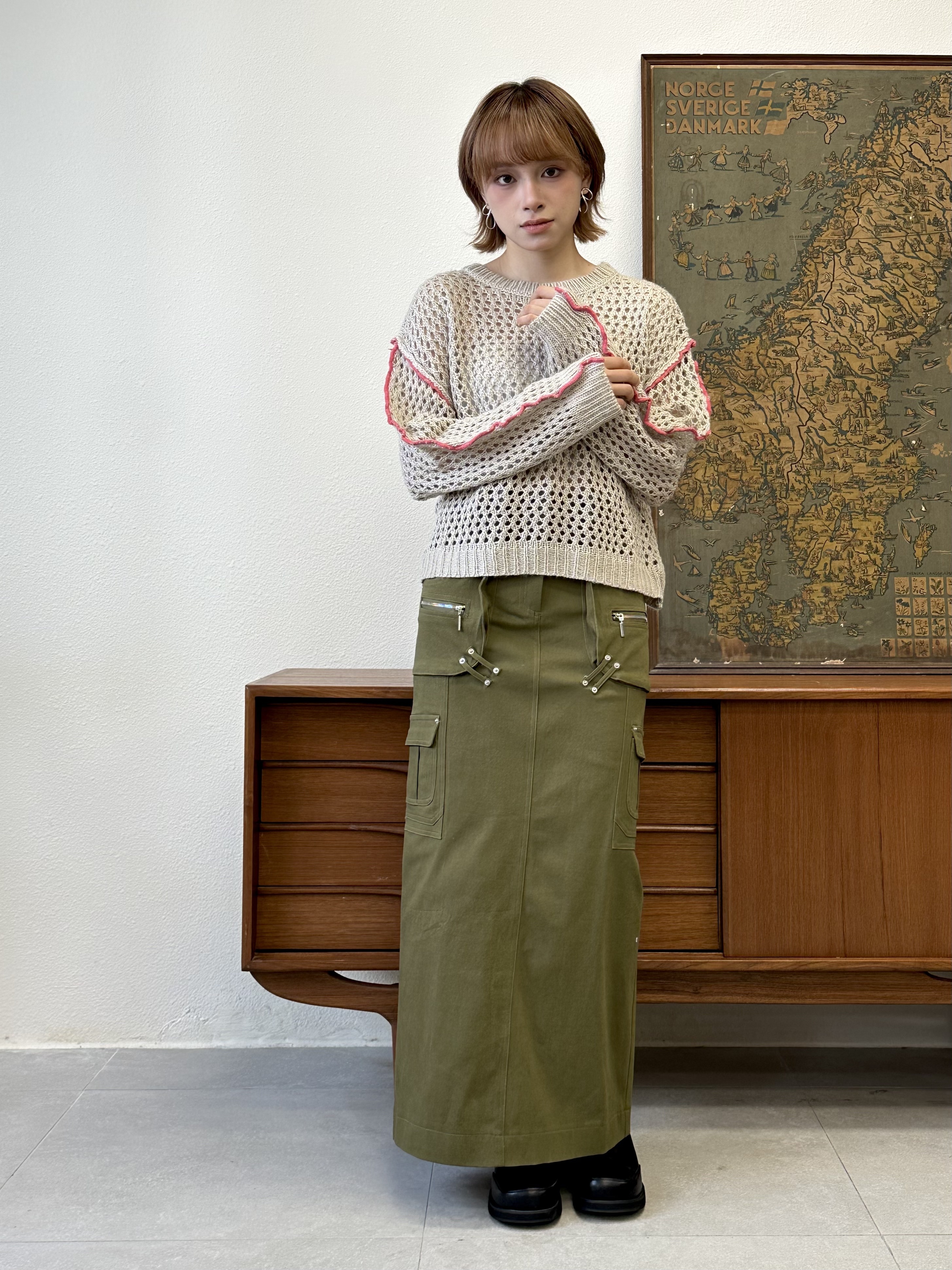 酷系～復古工裝裙 - SK53814