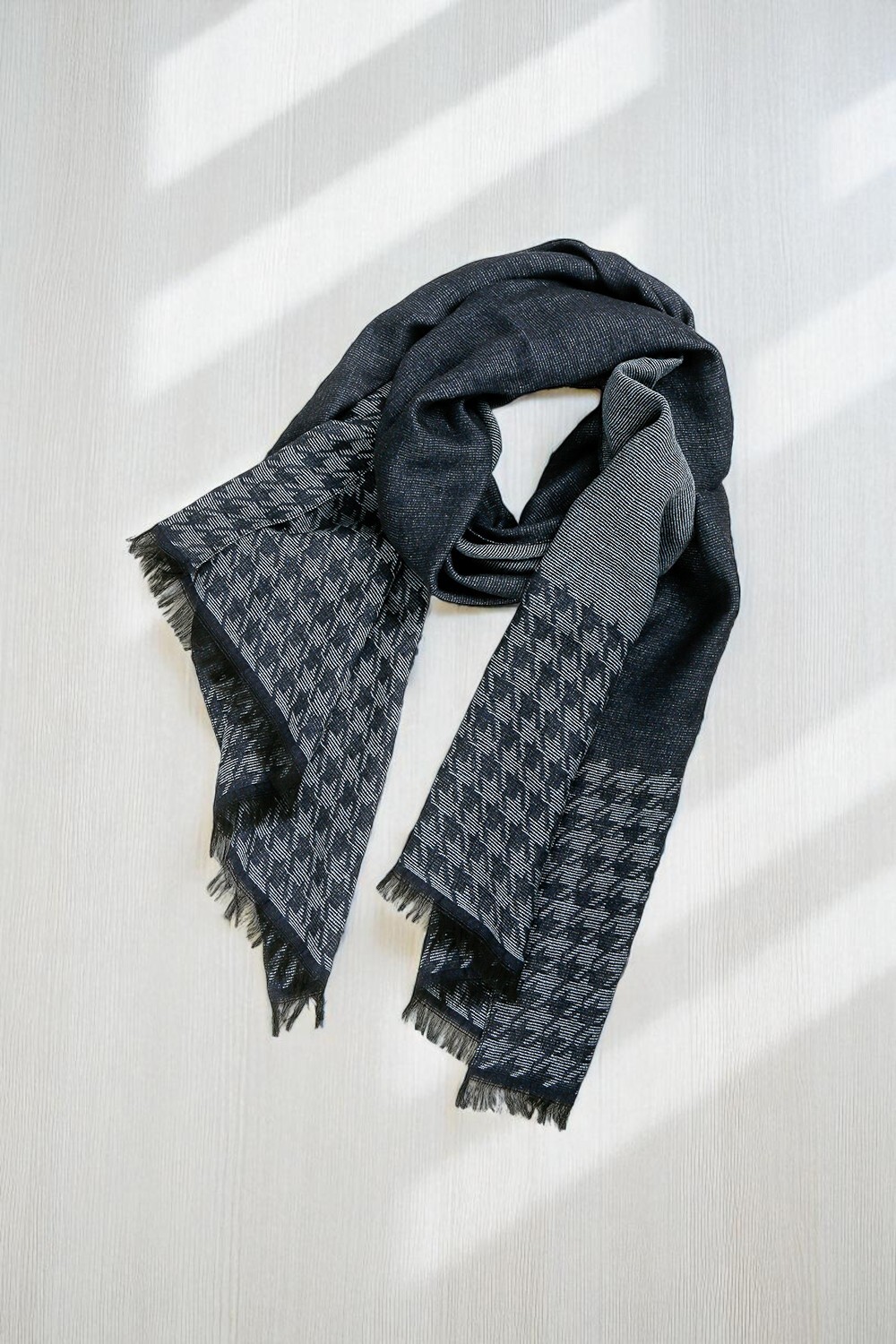 義大利千鳥格紋圍巾