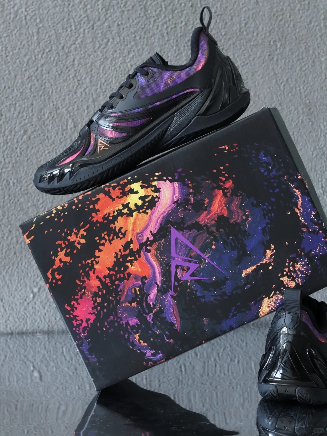 <連線代購商品> 准者 RIGORER AR3 APOLLO 阿波羅 黑紫色 耐磨 緩震 實戰鞋【Z325360910-5】里夫斯3