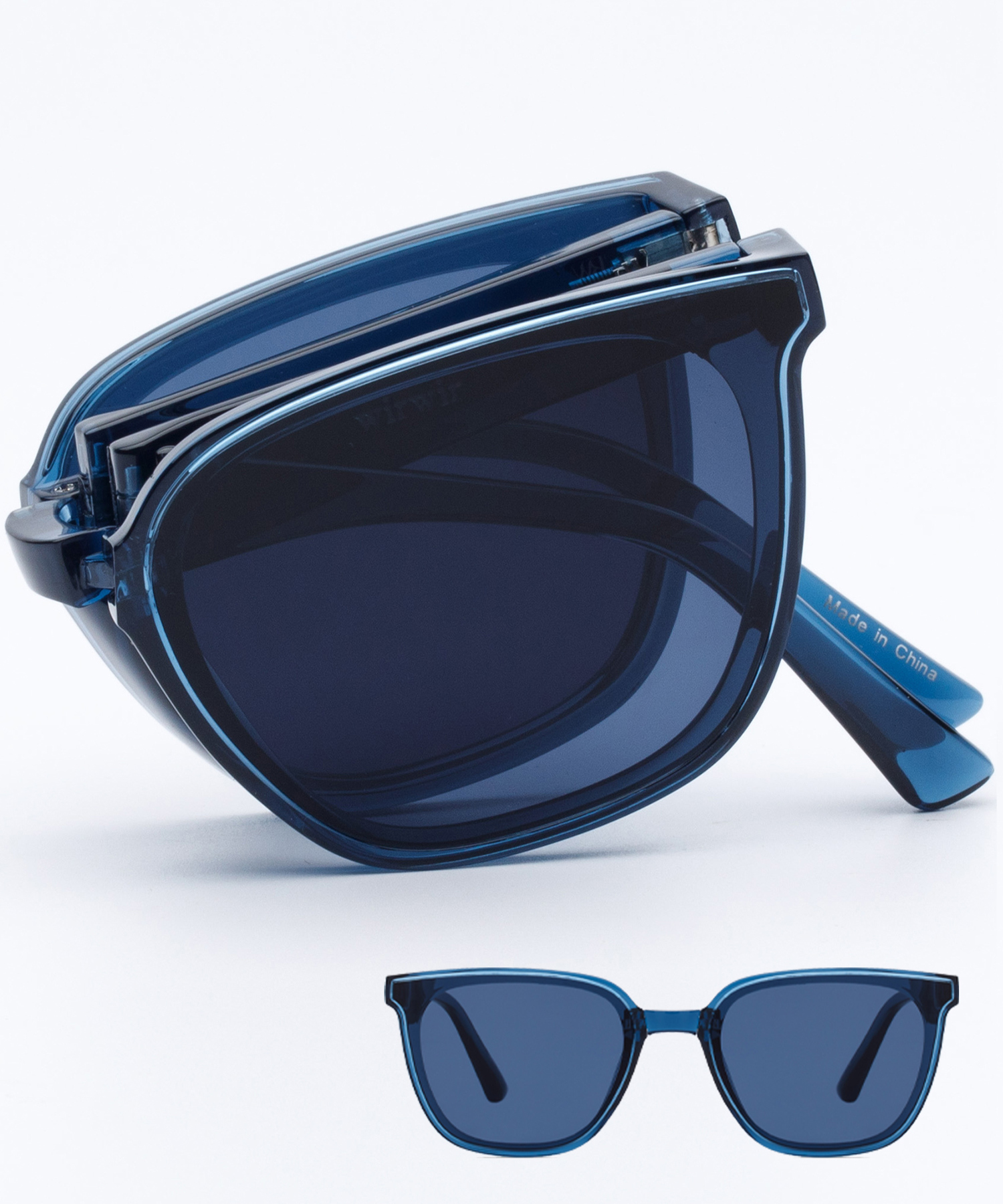Q57 RECLOW WIRWIR SUNGLASS BLUE